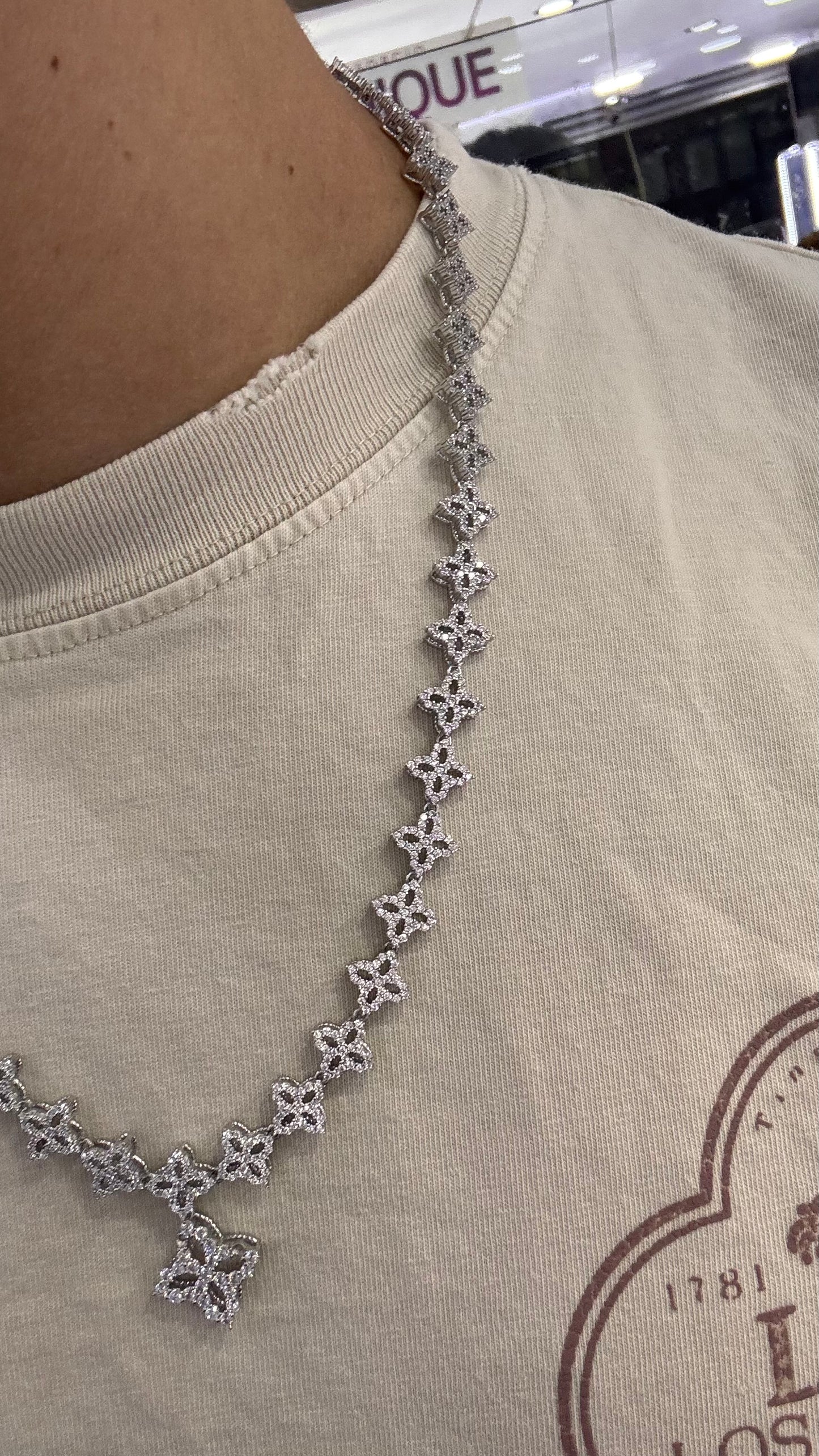 Cadena estrella Plata.925