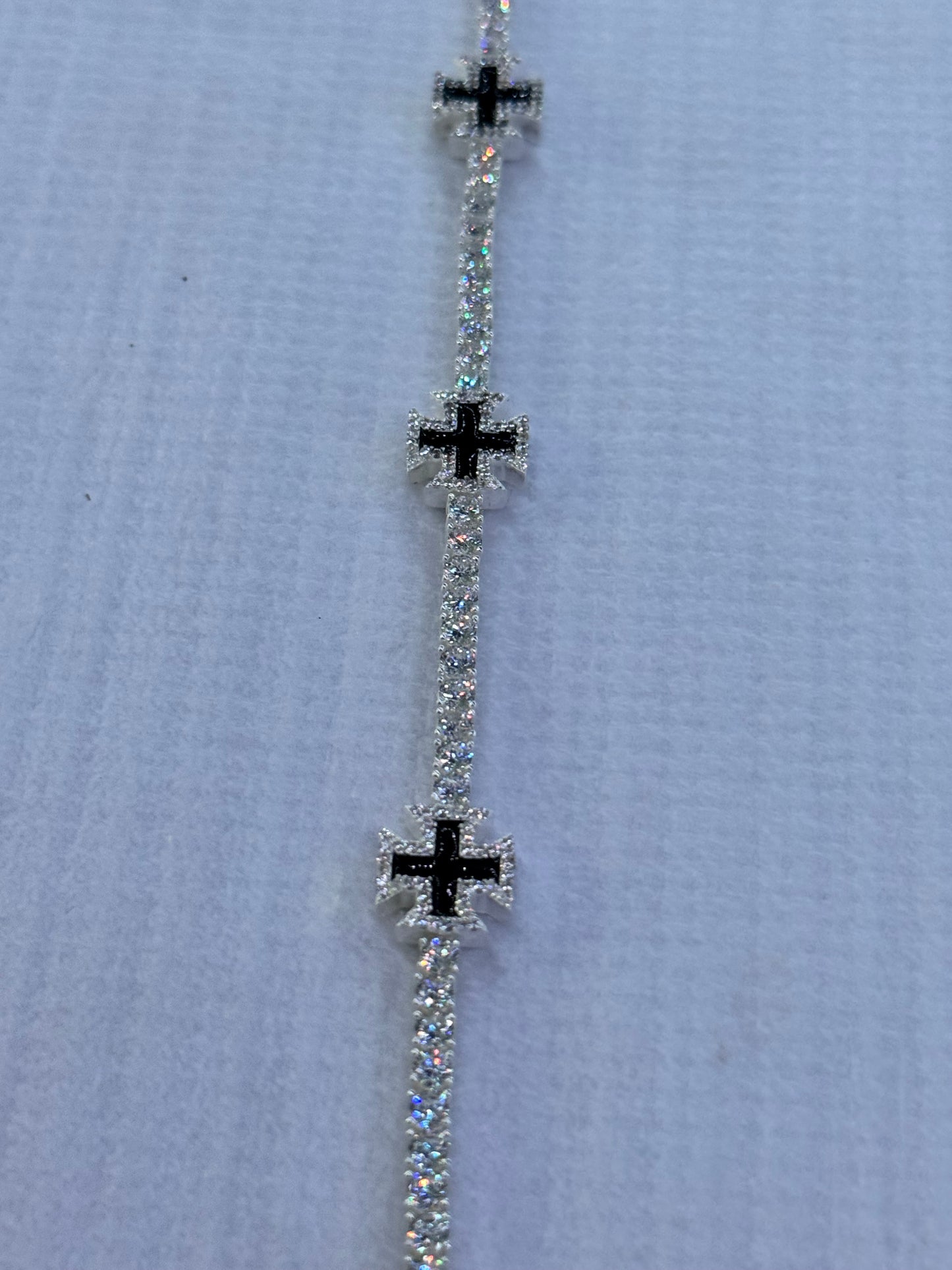 Pulso Cruz Plata.925