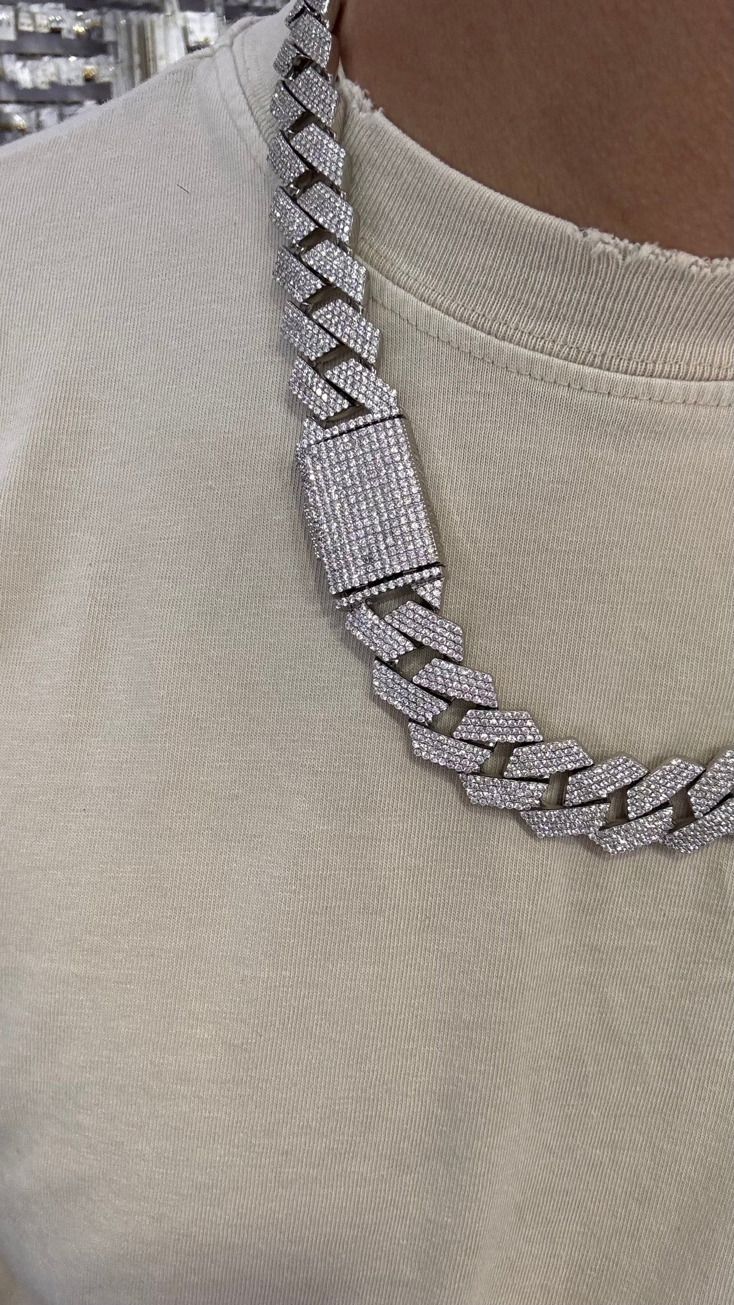 Cadena Miami Plata.925