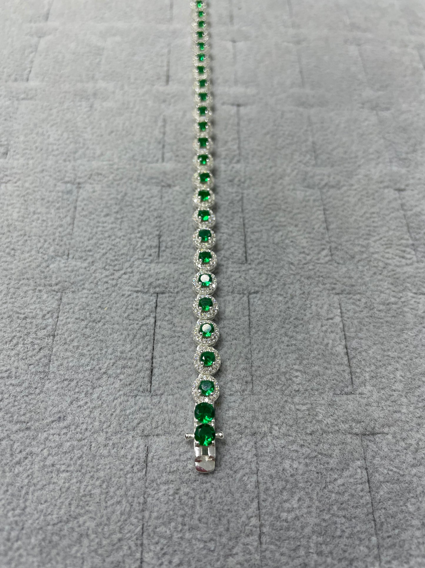 Pulso Tennis Circle Plata.925