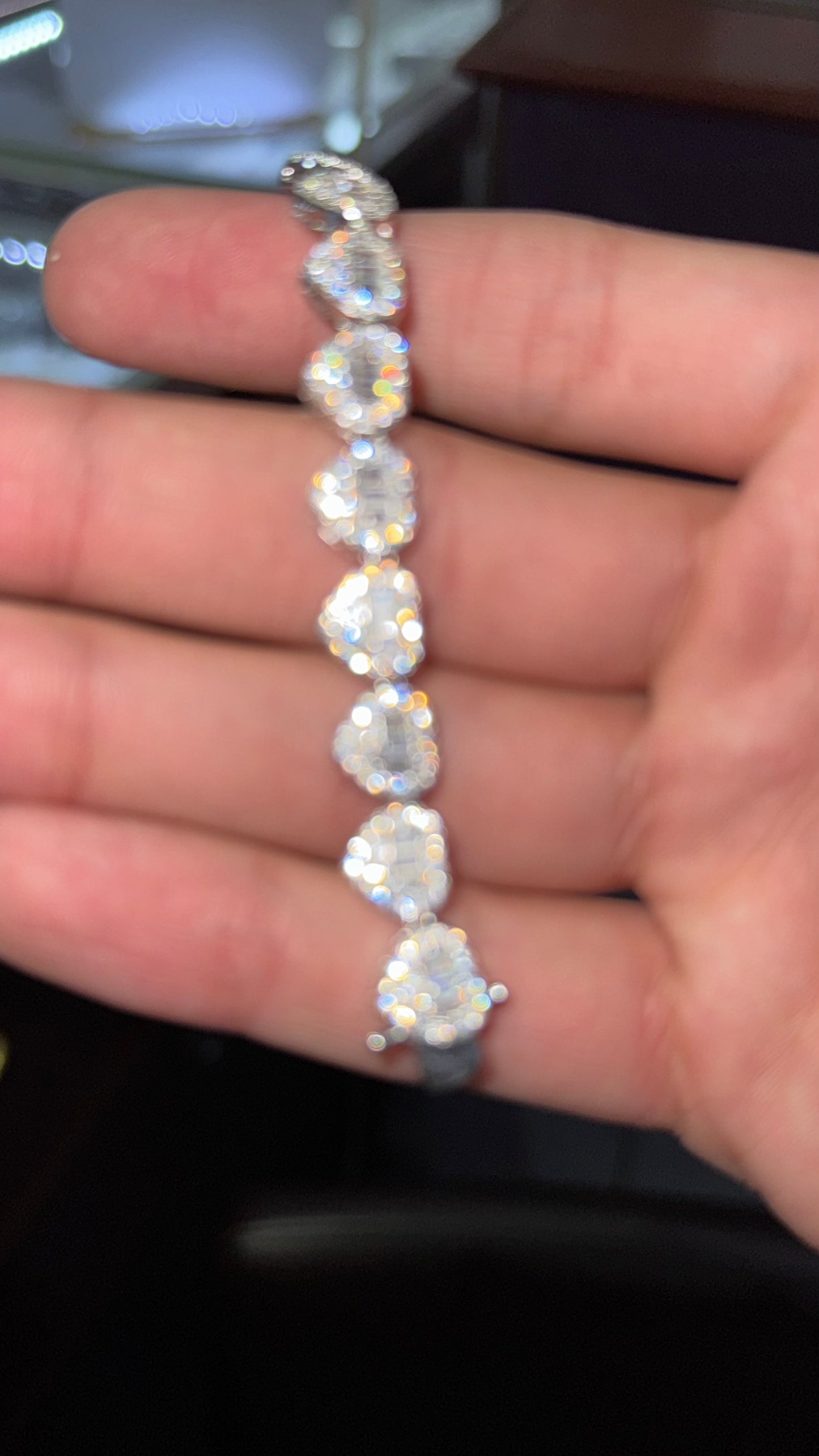 Pulso de Corazones Plata.925