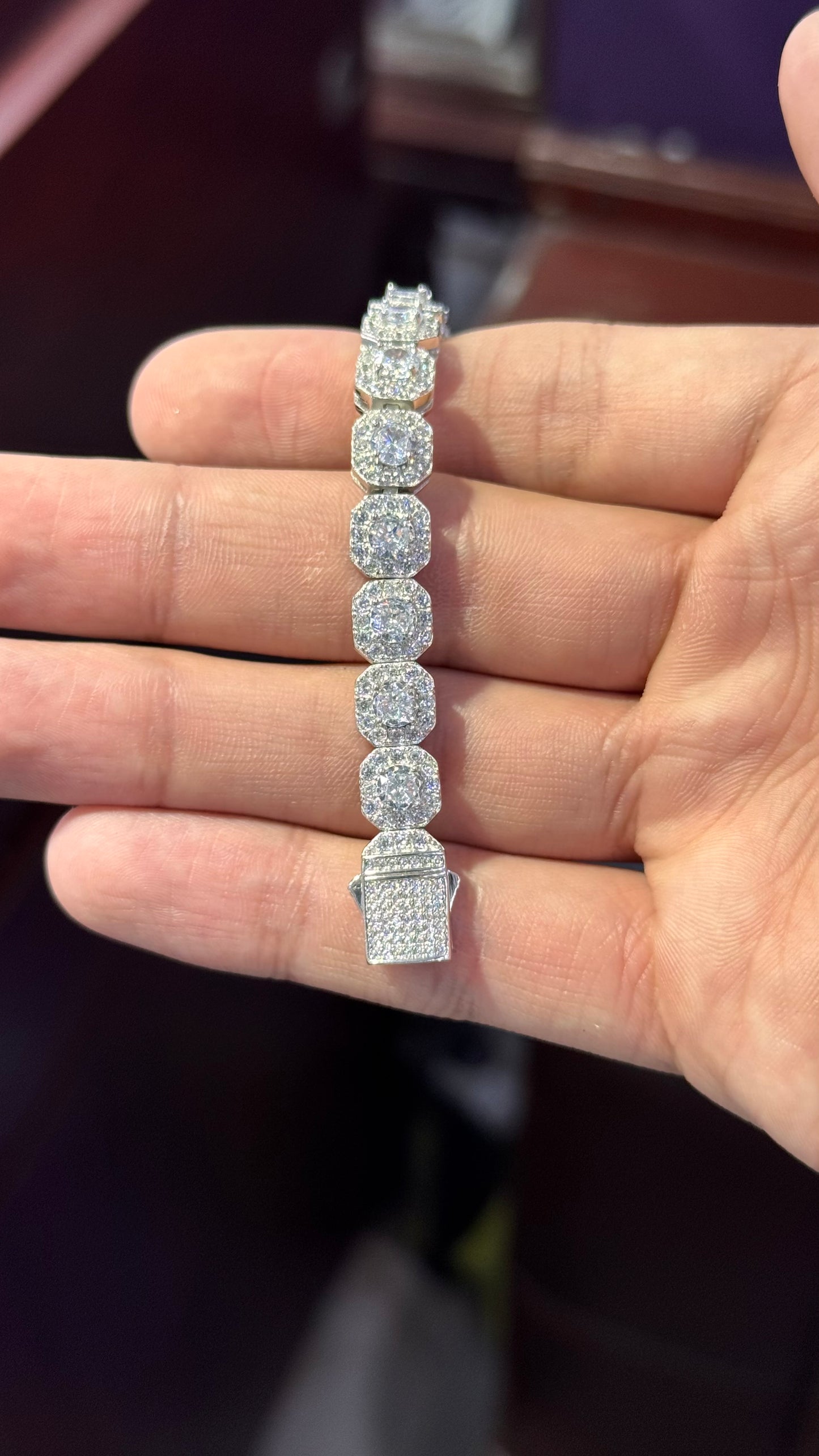 Silver Tennis Bracelet.925