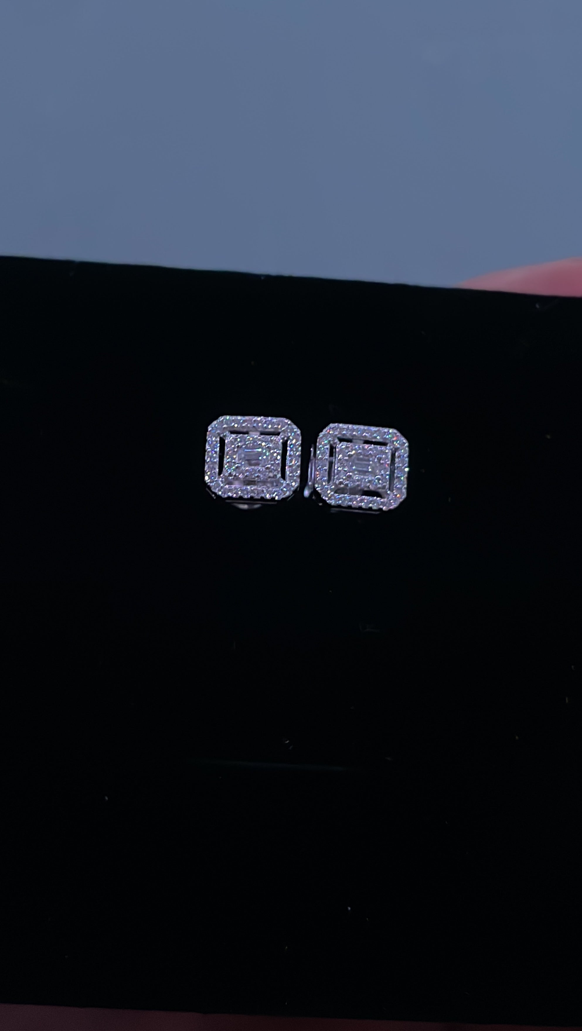 Aretes S.925 Moissanite