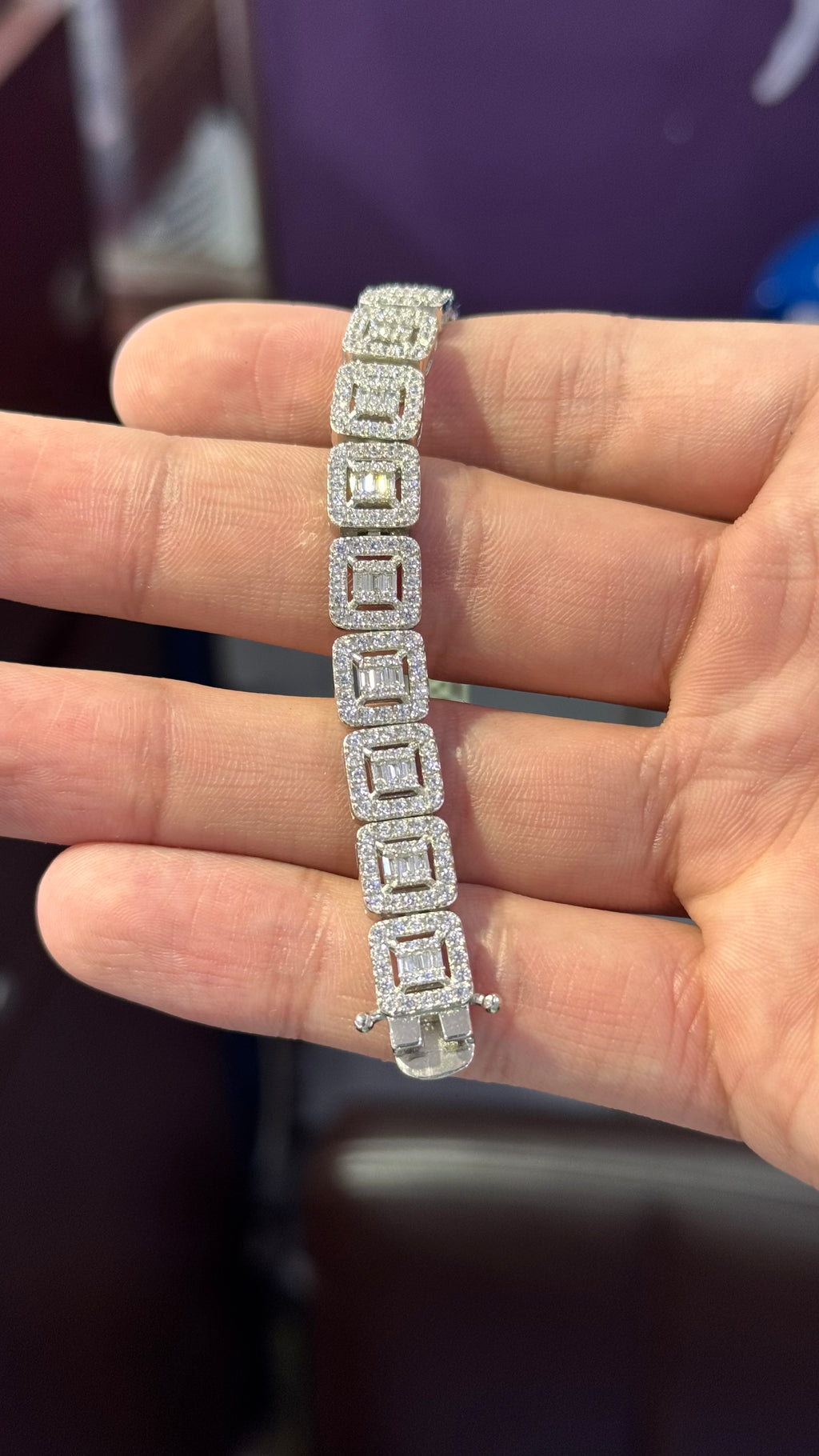 Pulso Cuadrado Plata.925