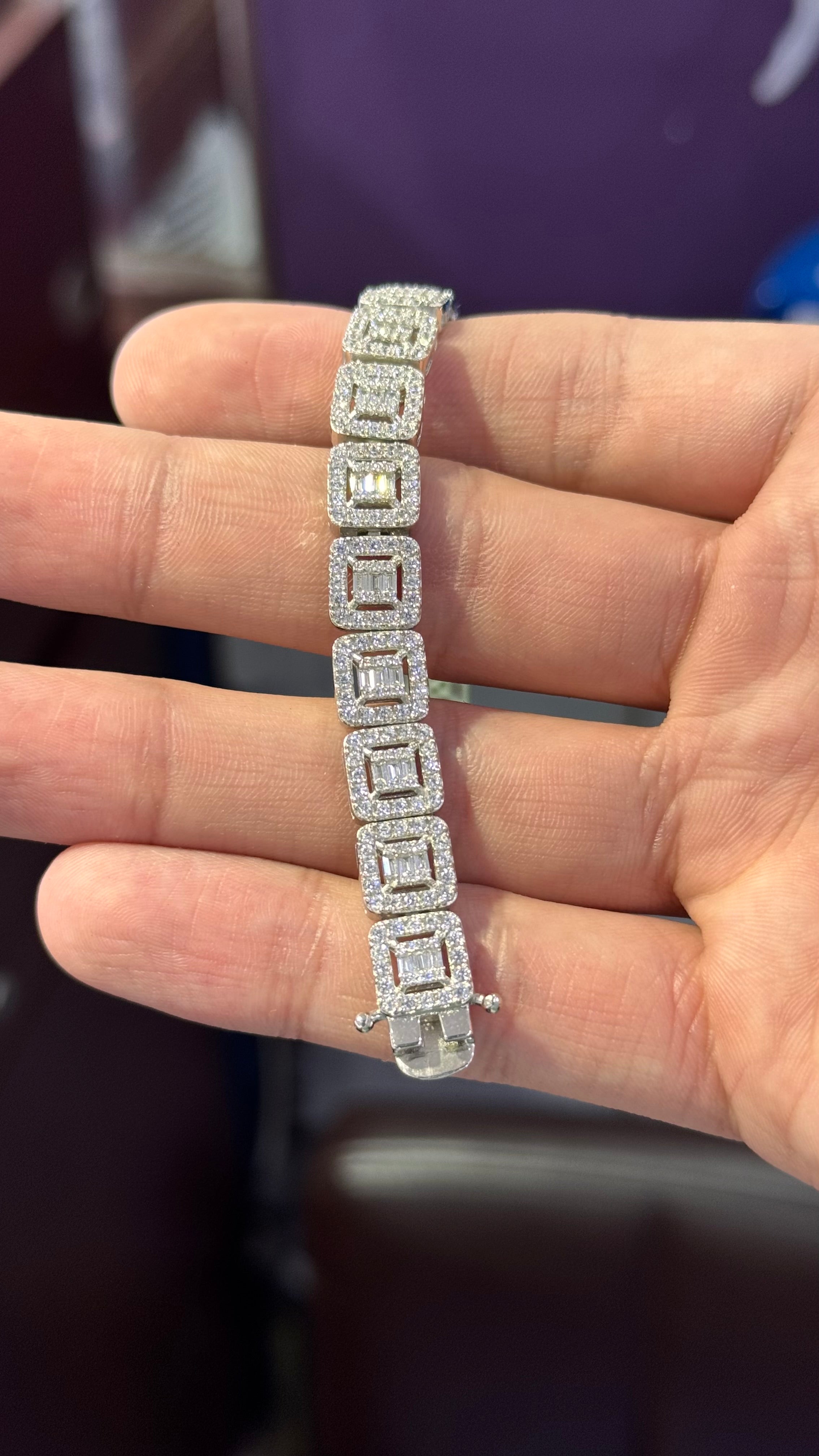 Pulso Cuadrado Plata.925