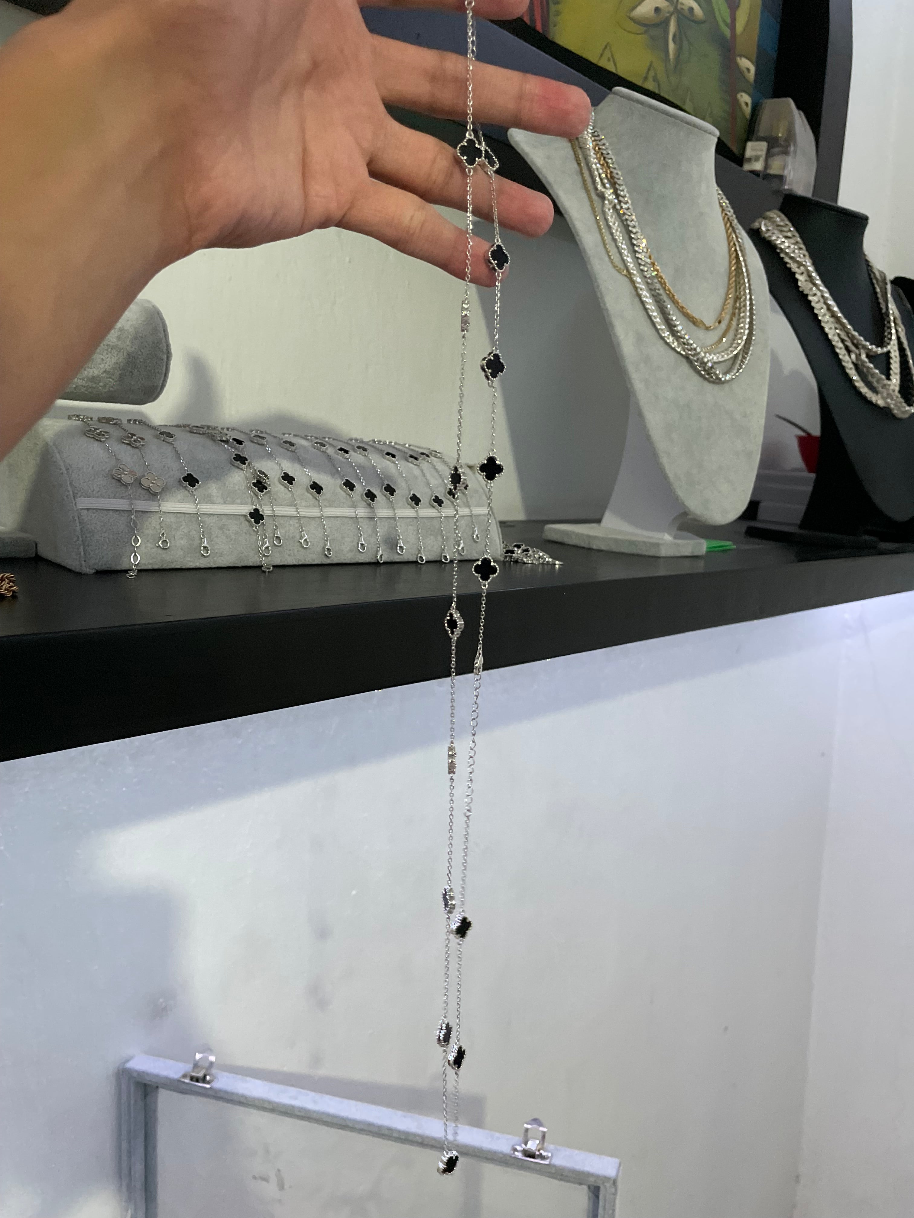 Cadena Tipo Van Cleef Plata.925