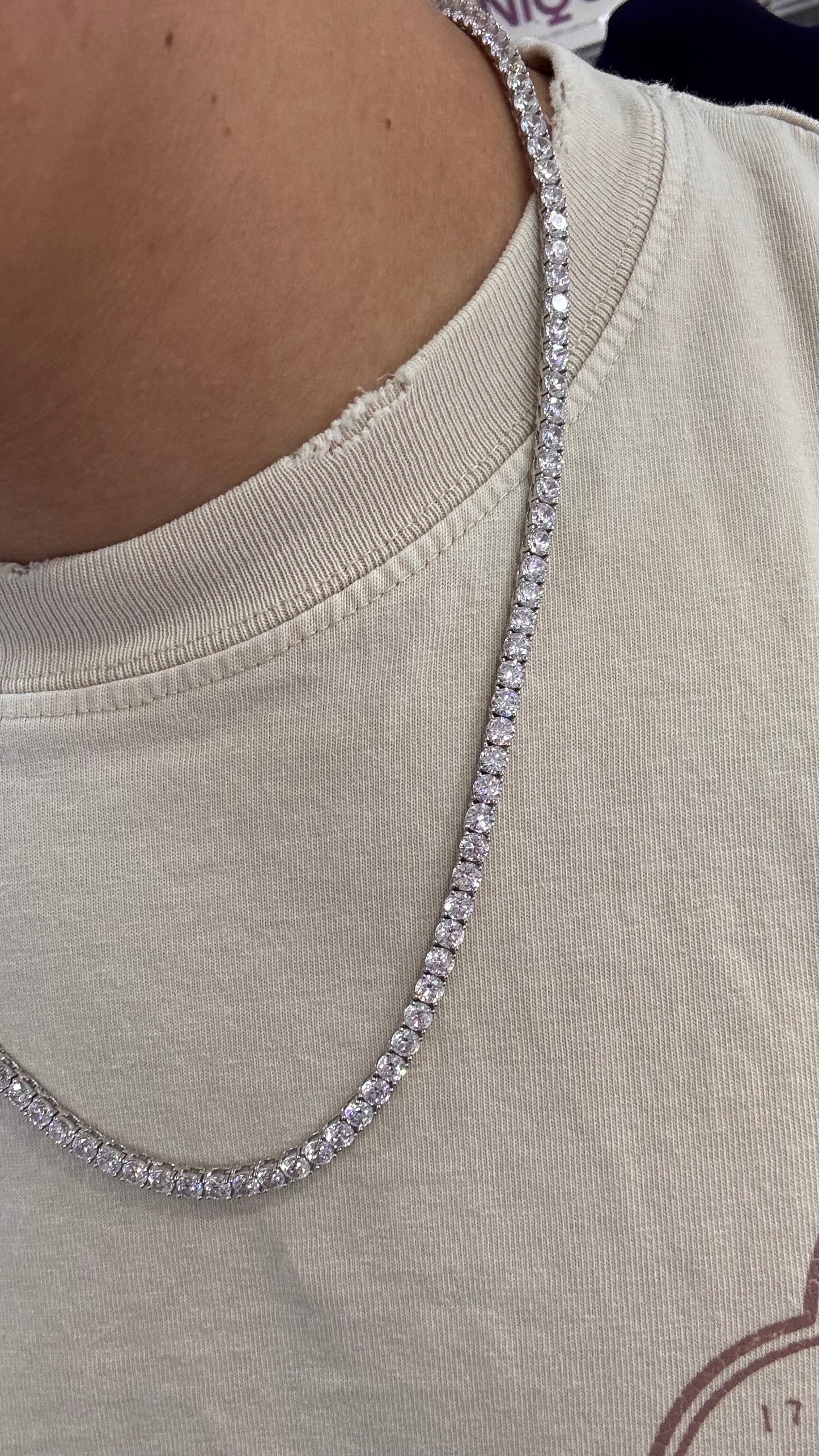 Cadena Tennis Plata.925