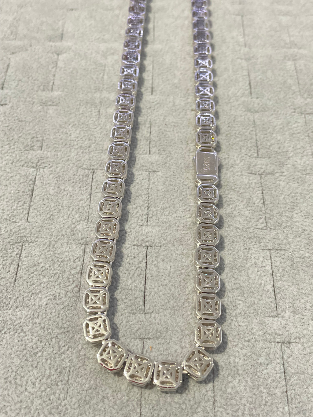 Cadena Tipo Tennis Moissanite