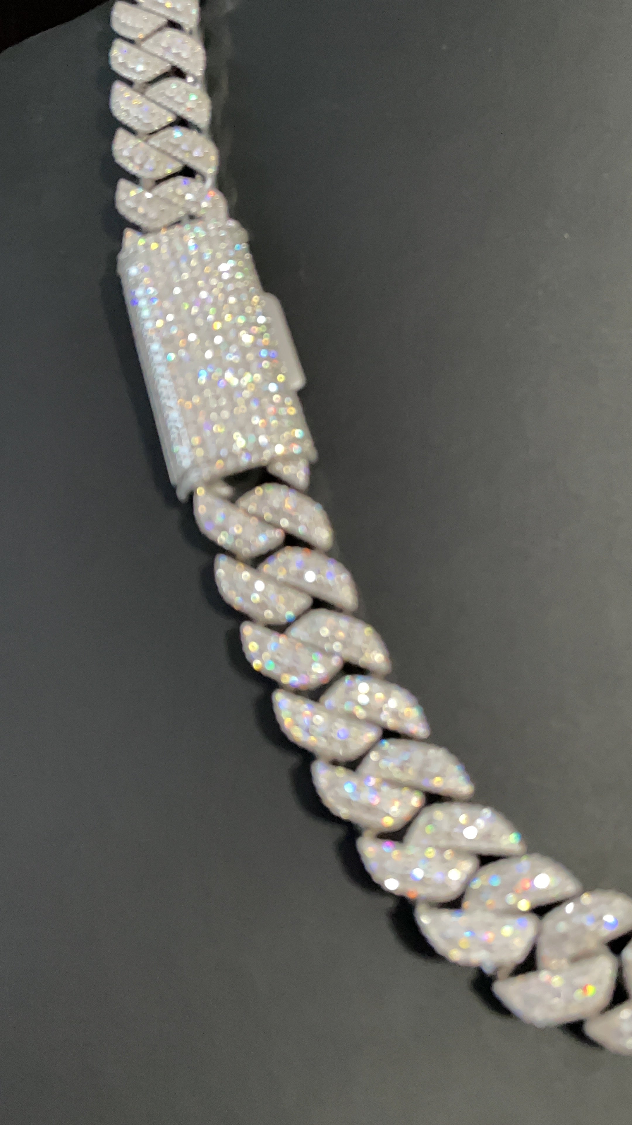 925 Silver Miami Chain