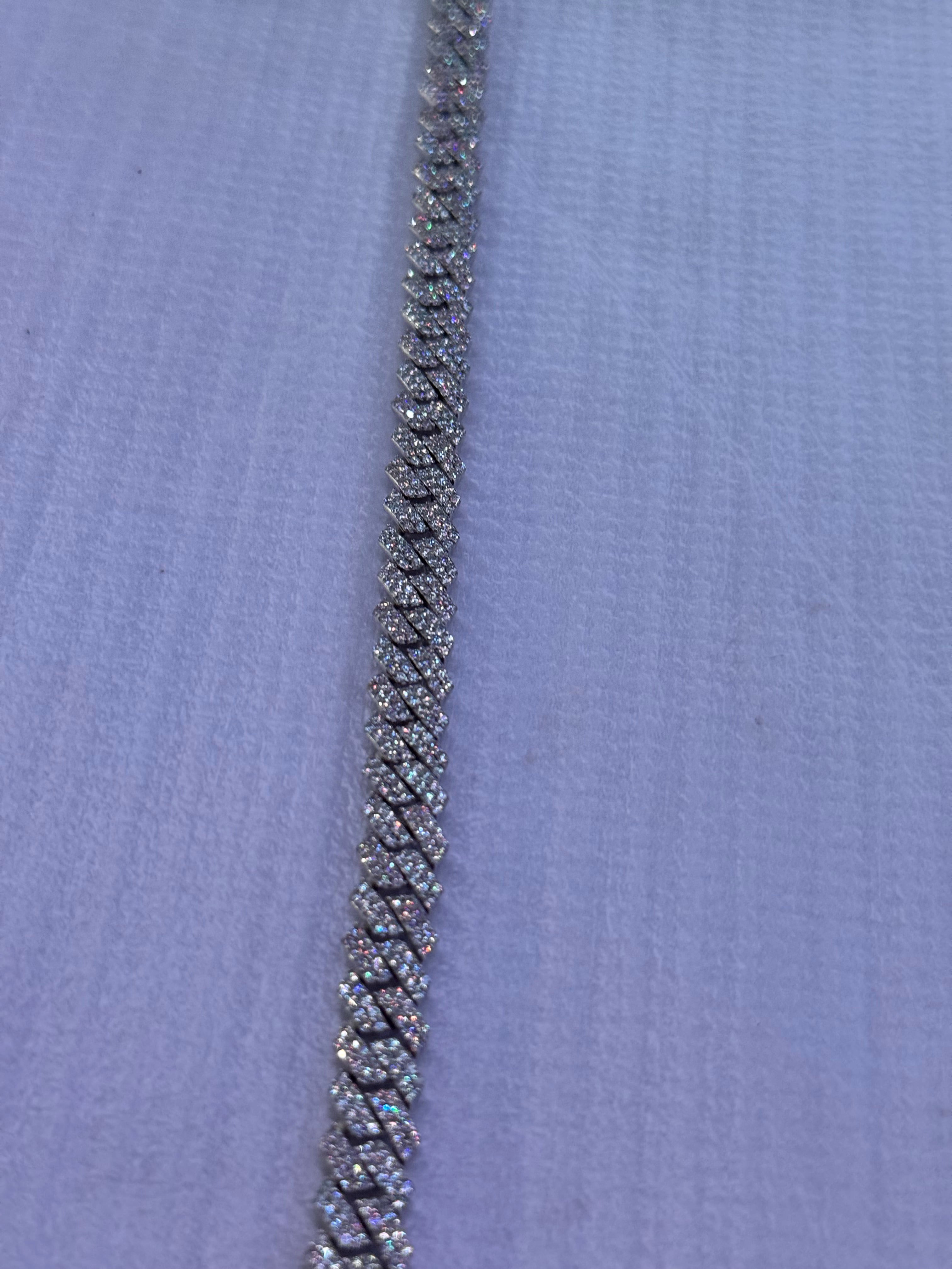 Pulso Miami Moissanite Plata.925