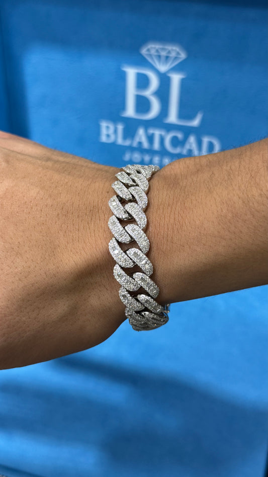 Pulso Baguette Plata.925