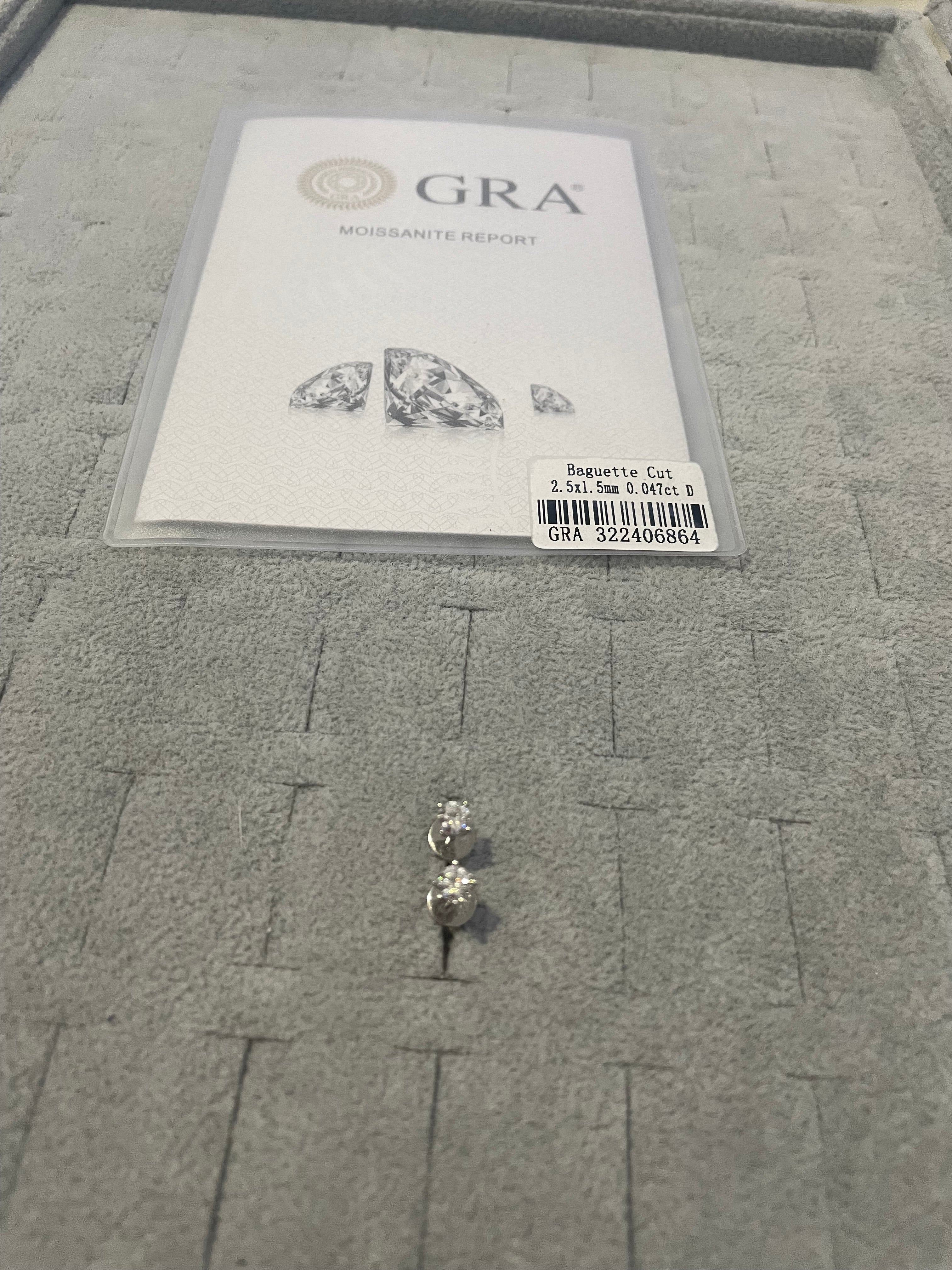 Aretes Moissanite Vvs 1