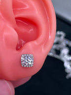 Aretes Cuadrados Plata.925