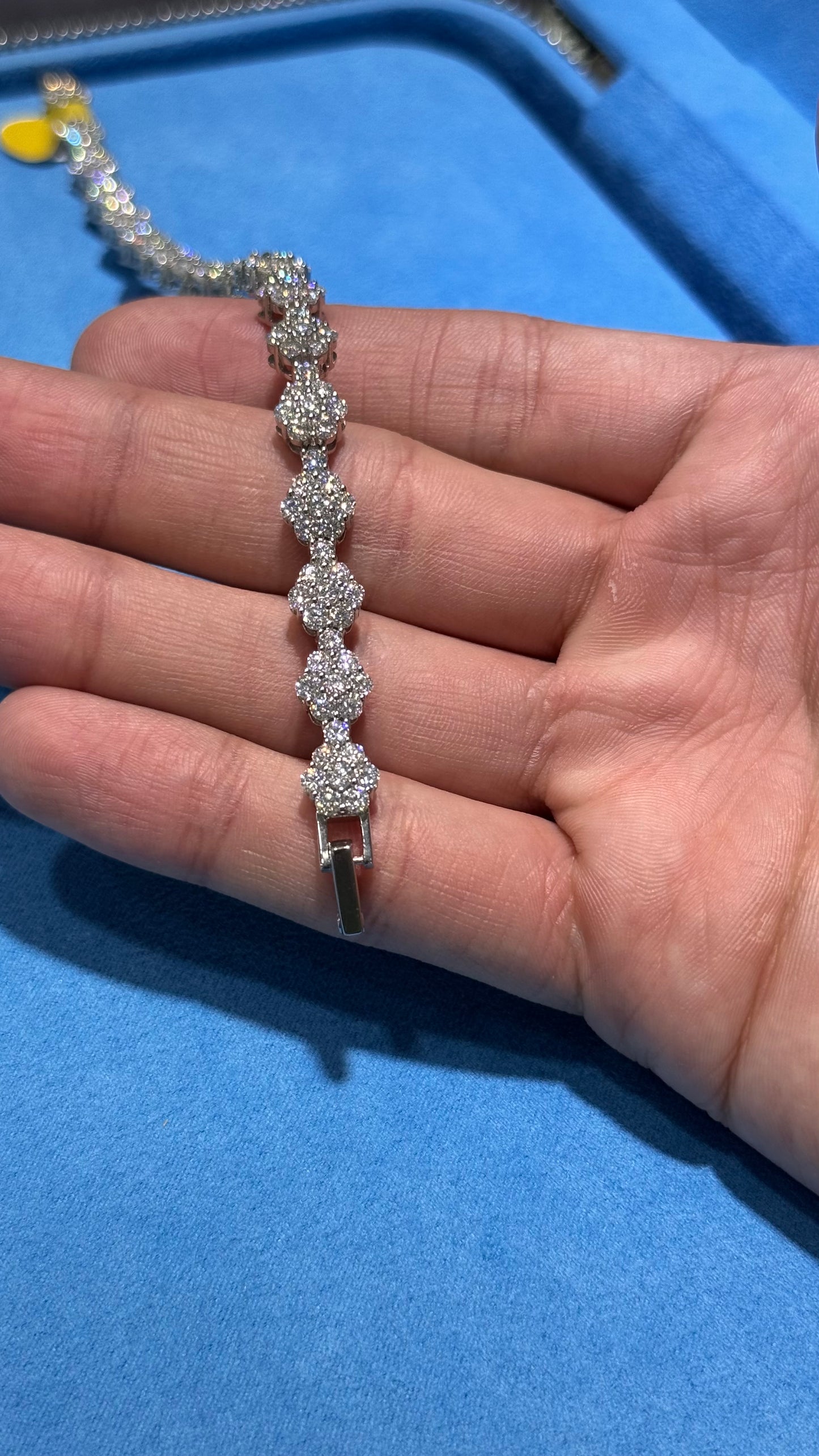 Pulso Crew Moissanita Plata.925