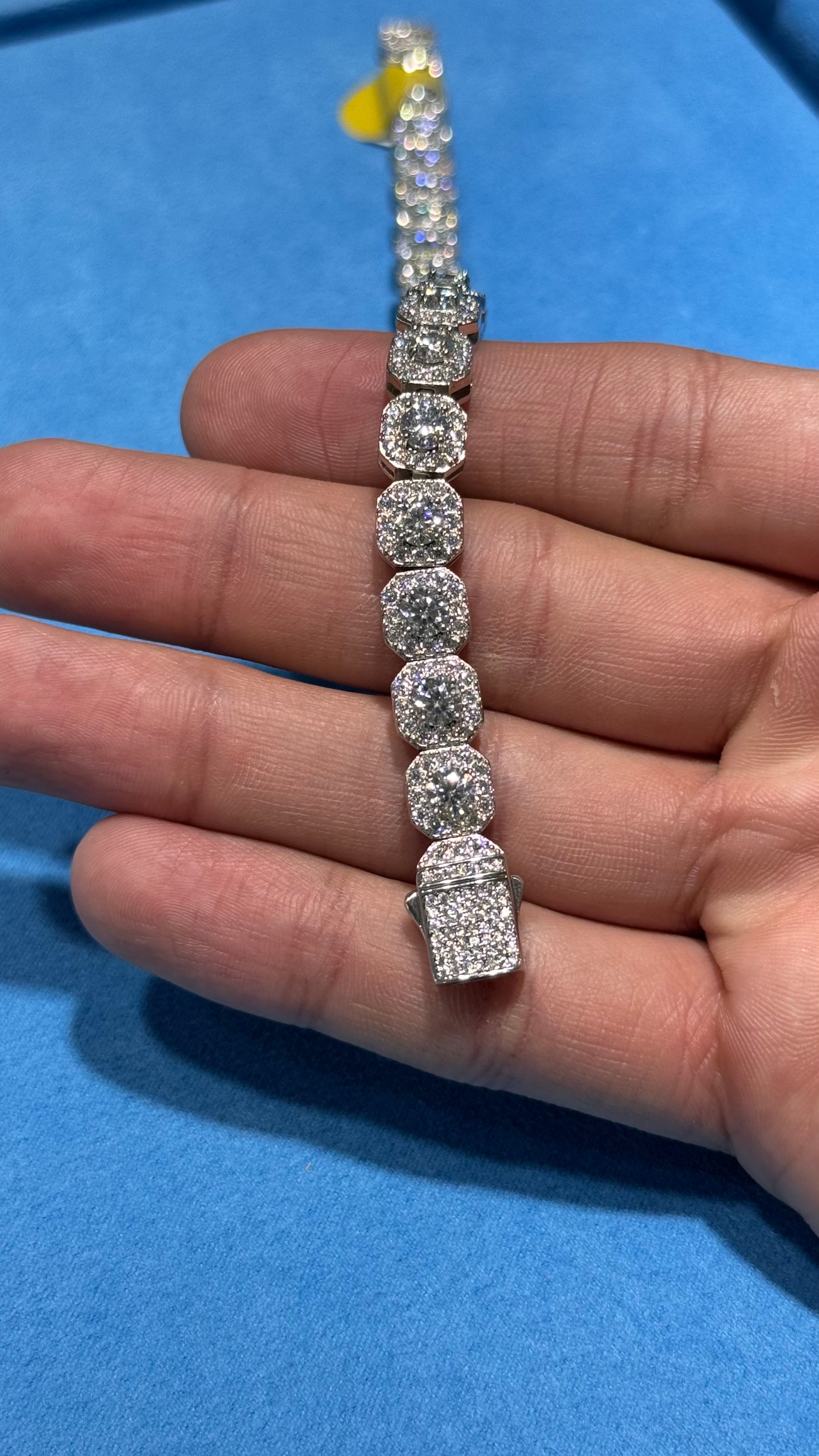 Pulso Tipo Tennis Moissanite