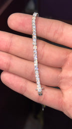 Pulso Tennis Moissanite Plata.925
