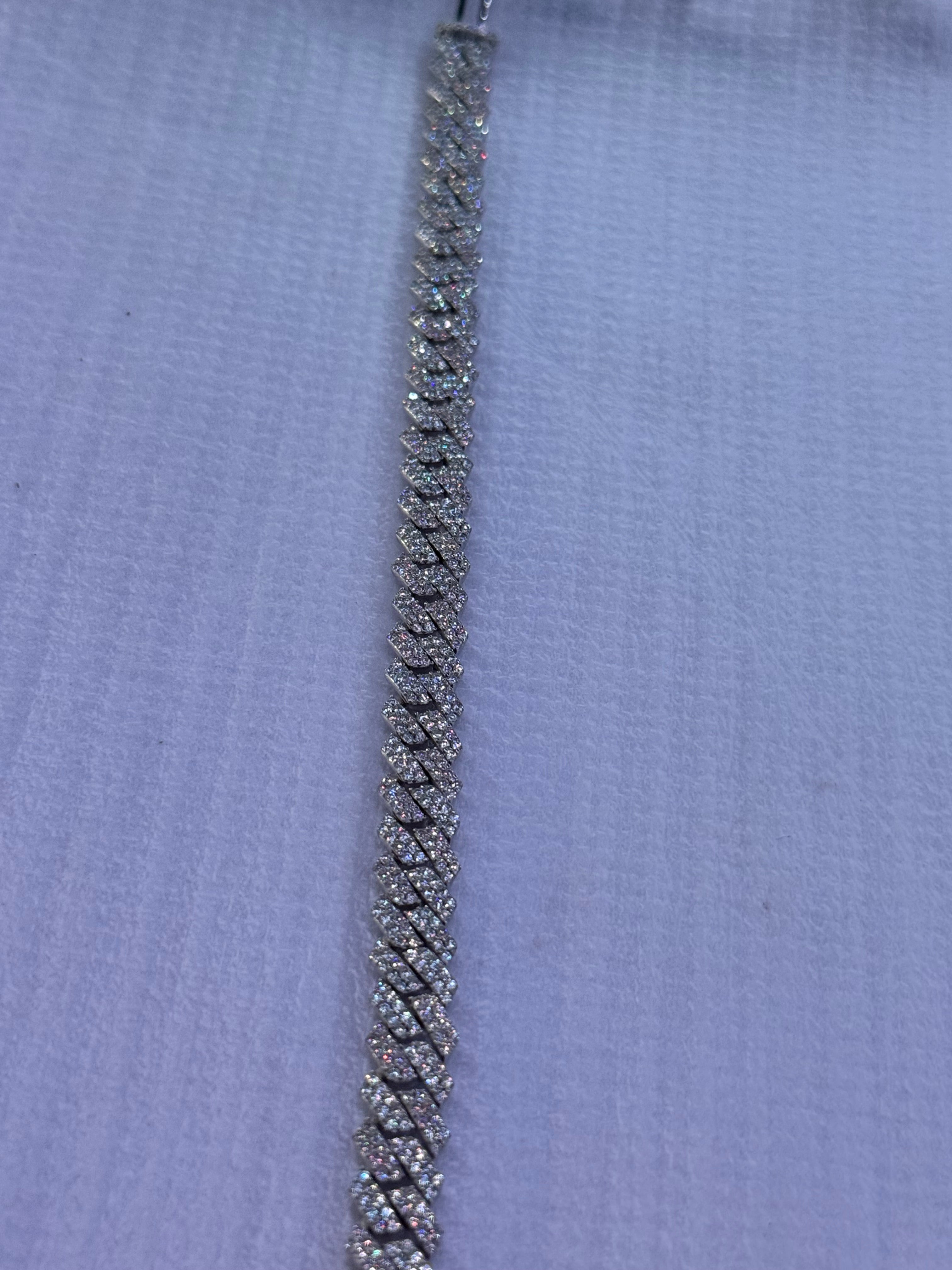 Pulso Miami Moissanite Plata.925