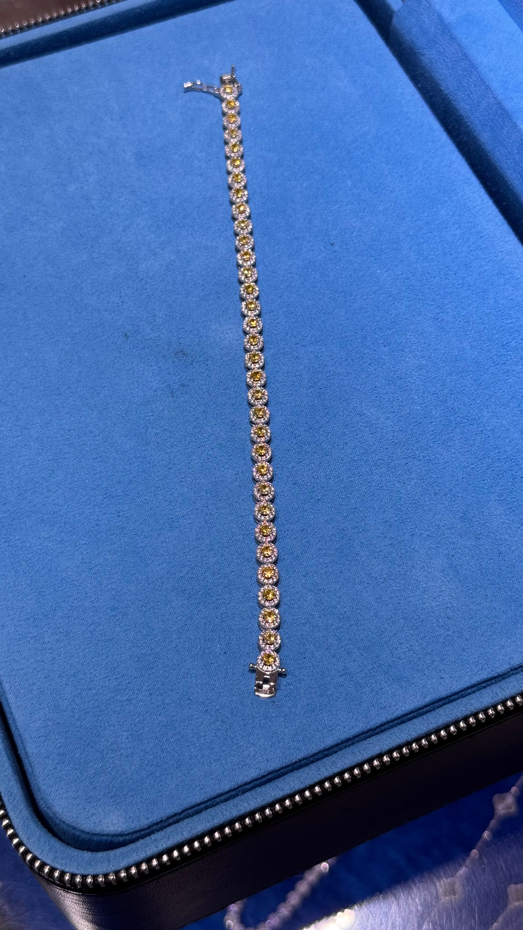 Pulso Tennis Circle Plata.925