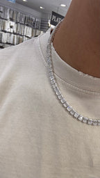 Cadena Baguette Plata.925