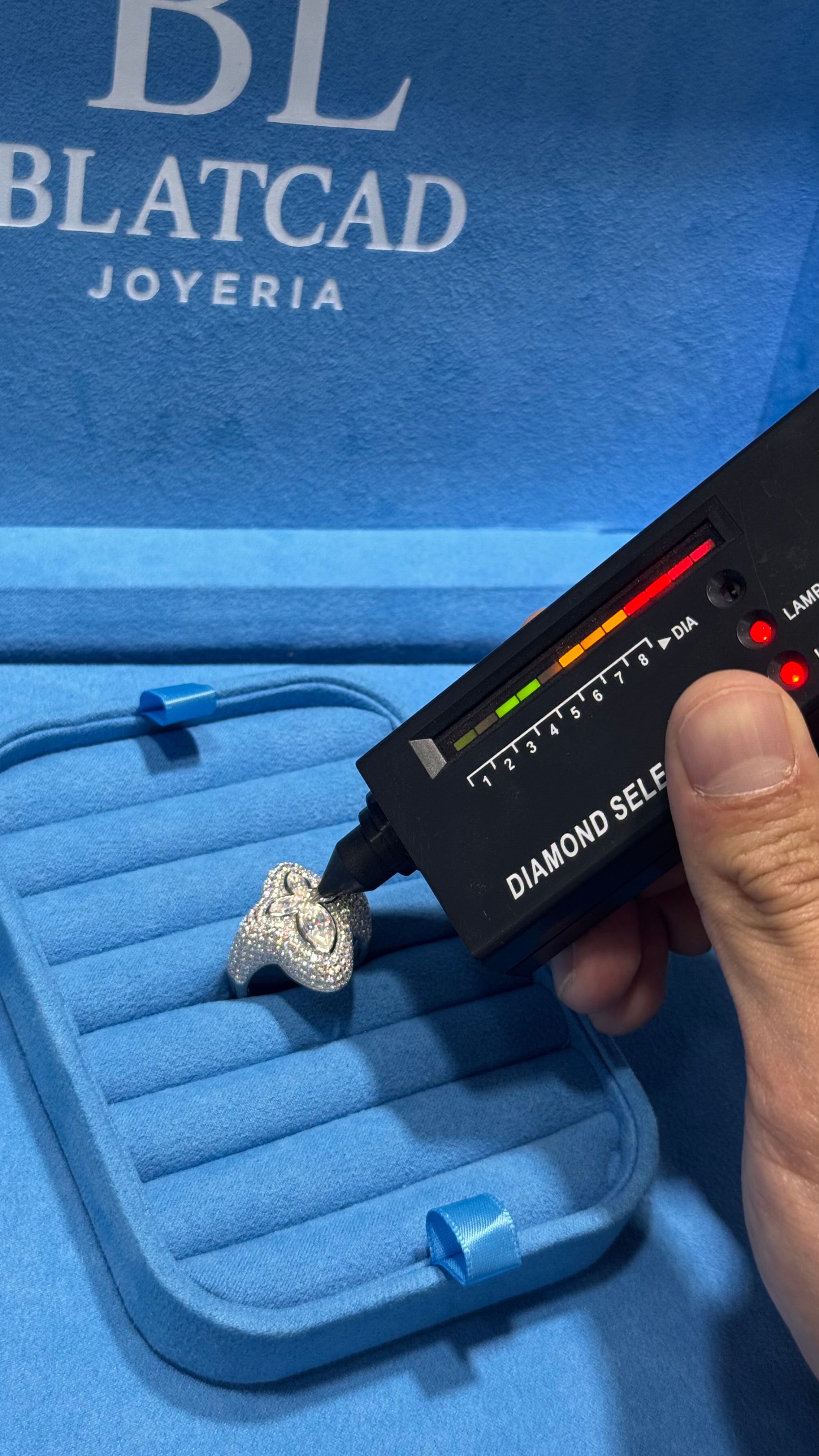 Anillo Cruz Moissanita Plata.925