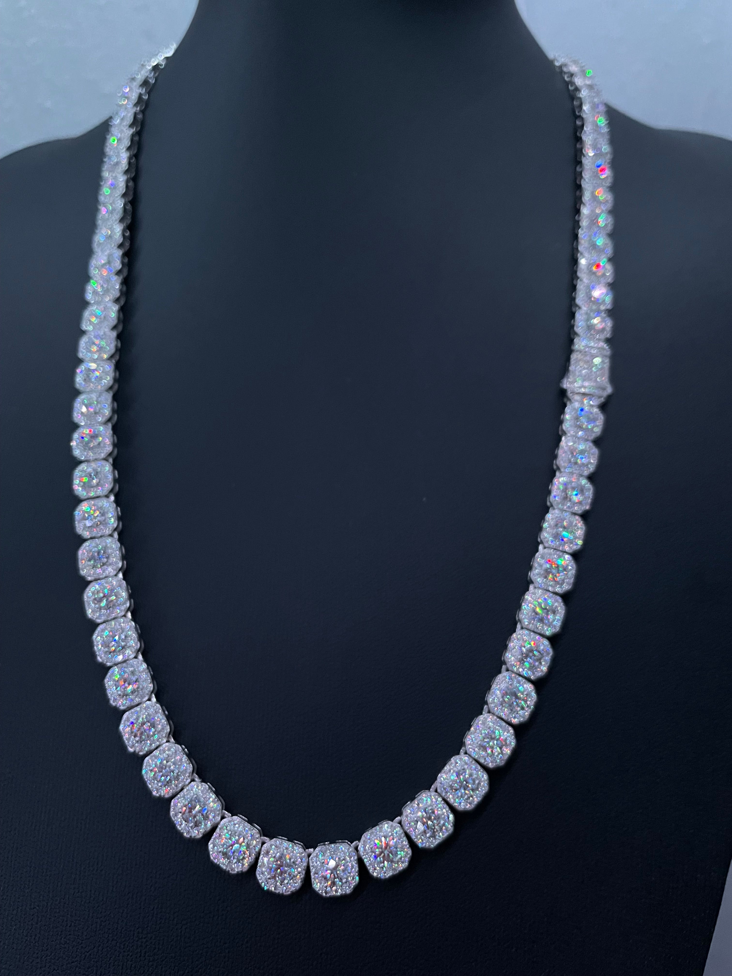 Moissanite Tennis Chain