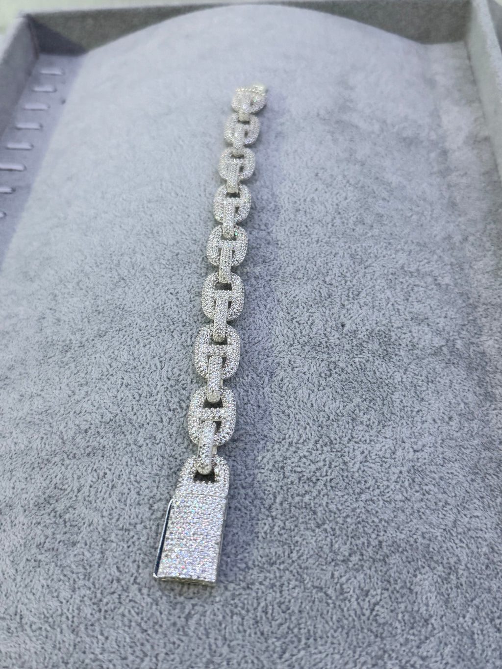 Pulso Tipo Gucci Plata.925