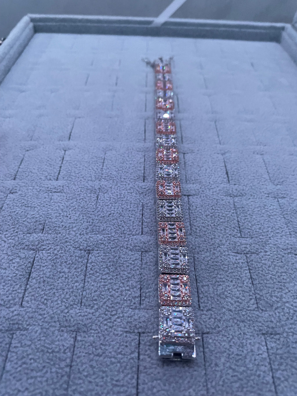 925 Silver Square Bracelet