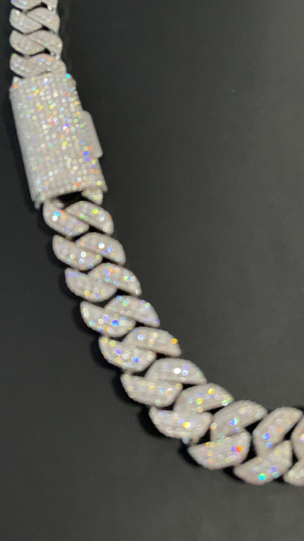 925 Silver Miami Chain