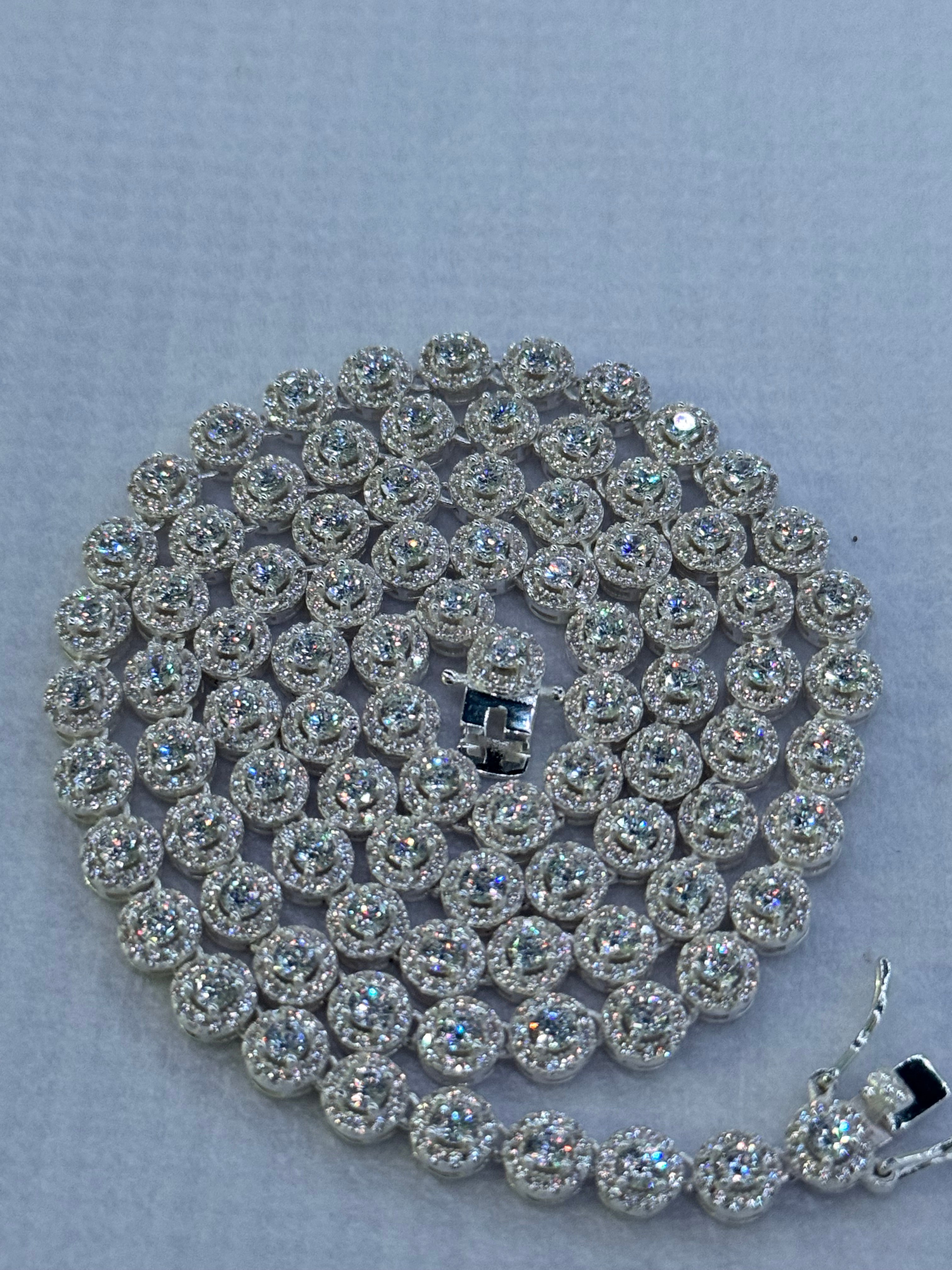 Cadena Circle Plata.925