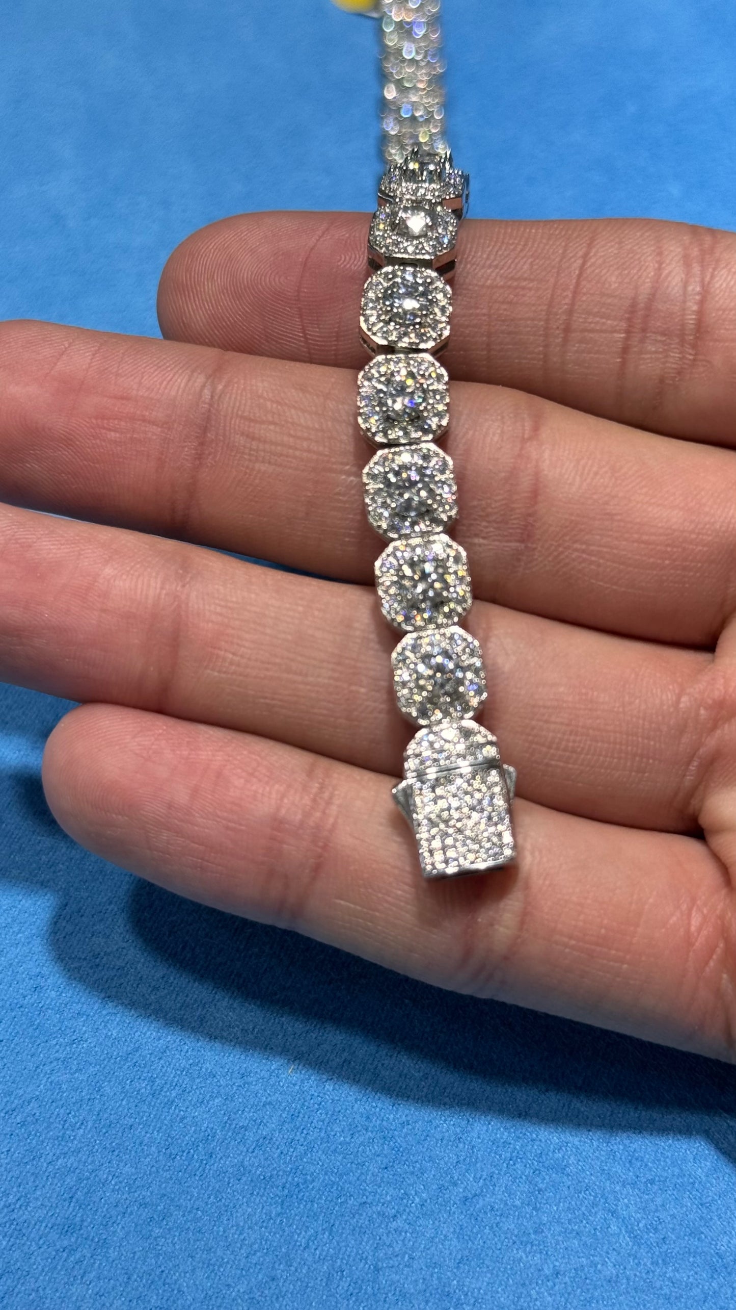 Pulso Tipo Tennis Moissanite