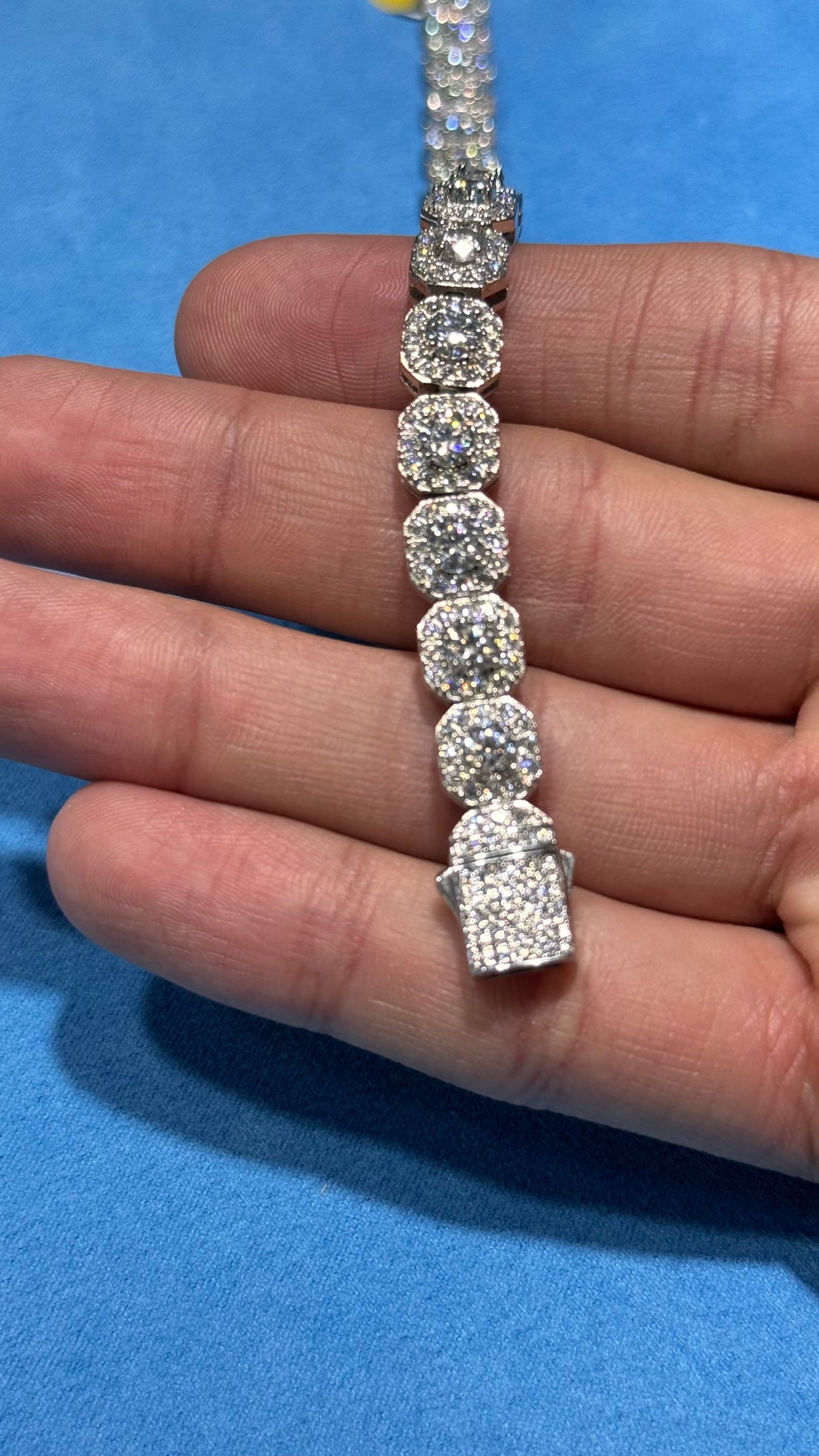 Pulso Tipo Tennis Moissanite