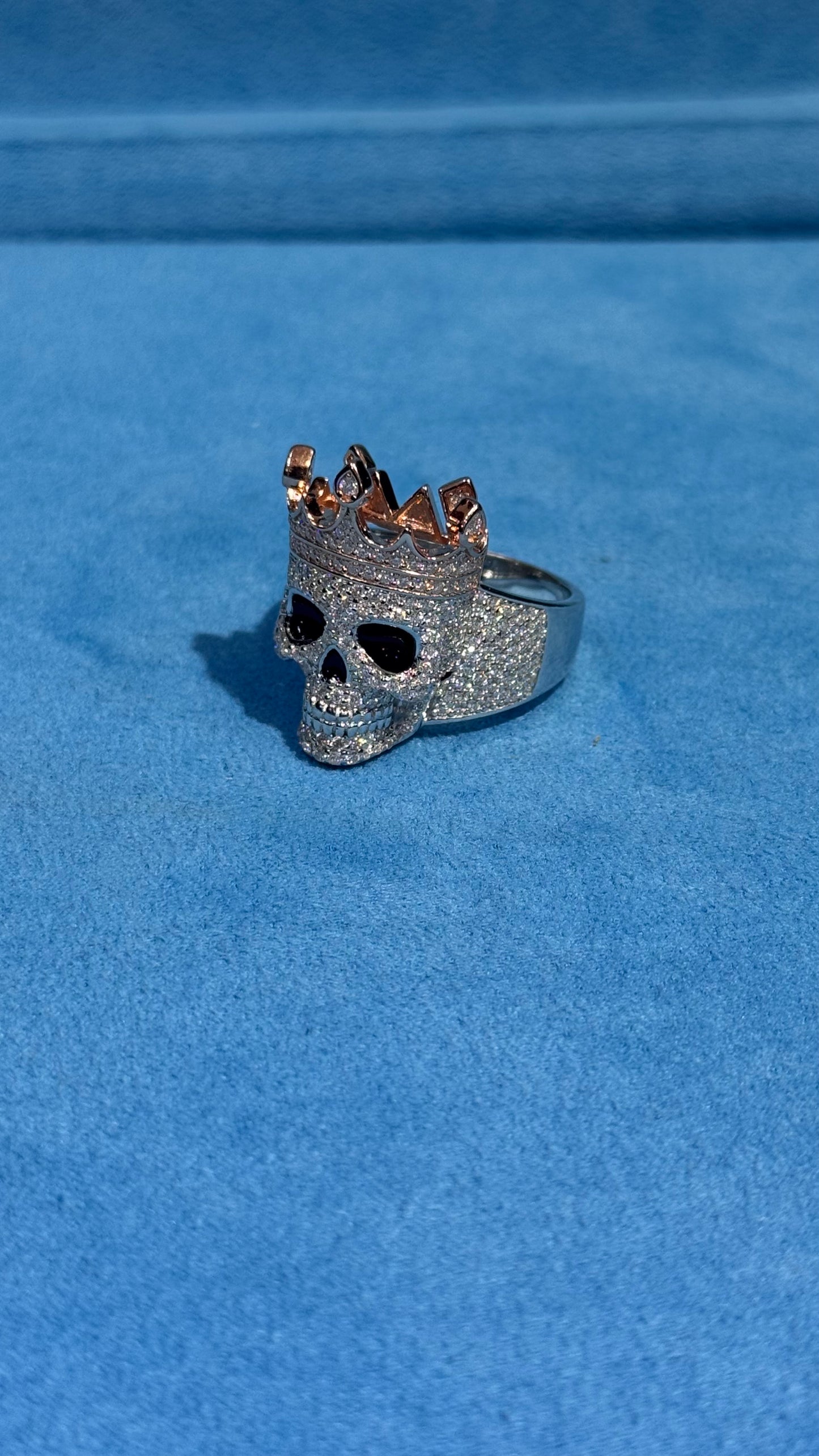 Anillo CalaV Moissanita Plata.925