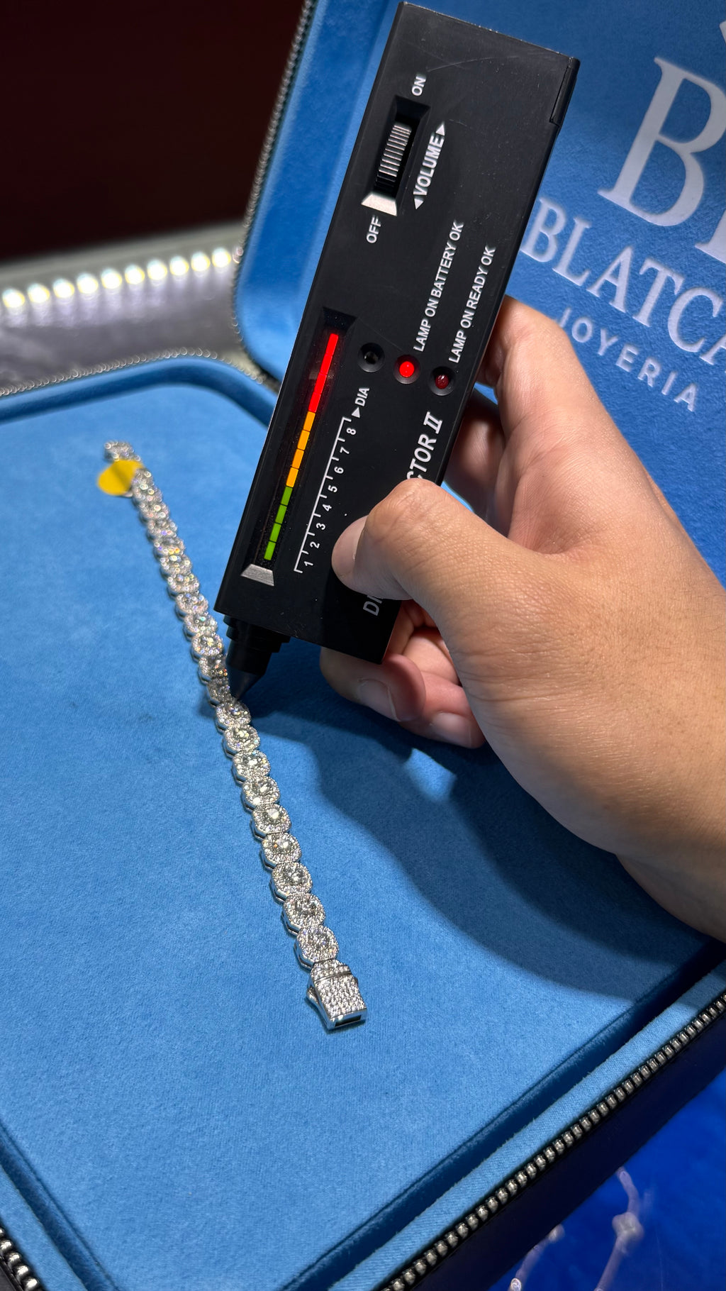 Pulso Tipo Tennis Moissanite