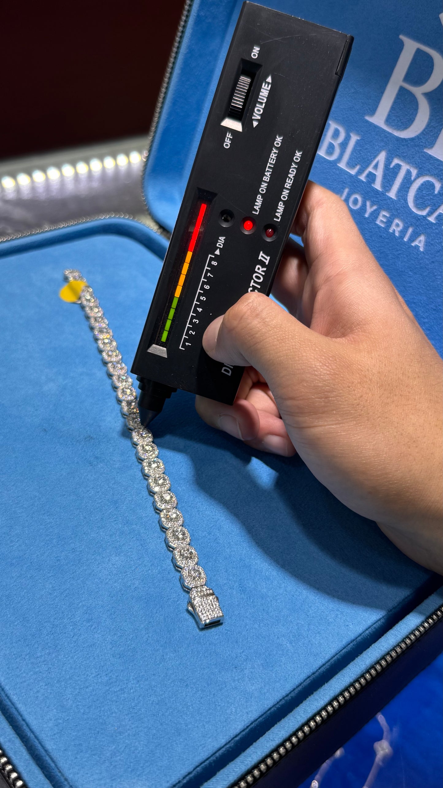 Pulso Tipo Tennis Moissanite