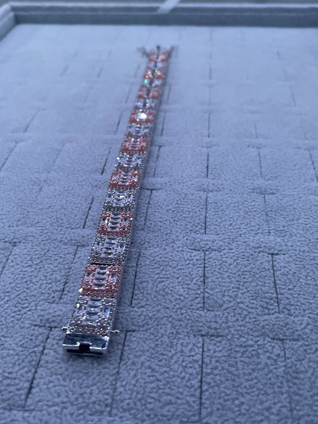 925 Silver Square Bracelet