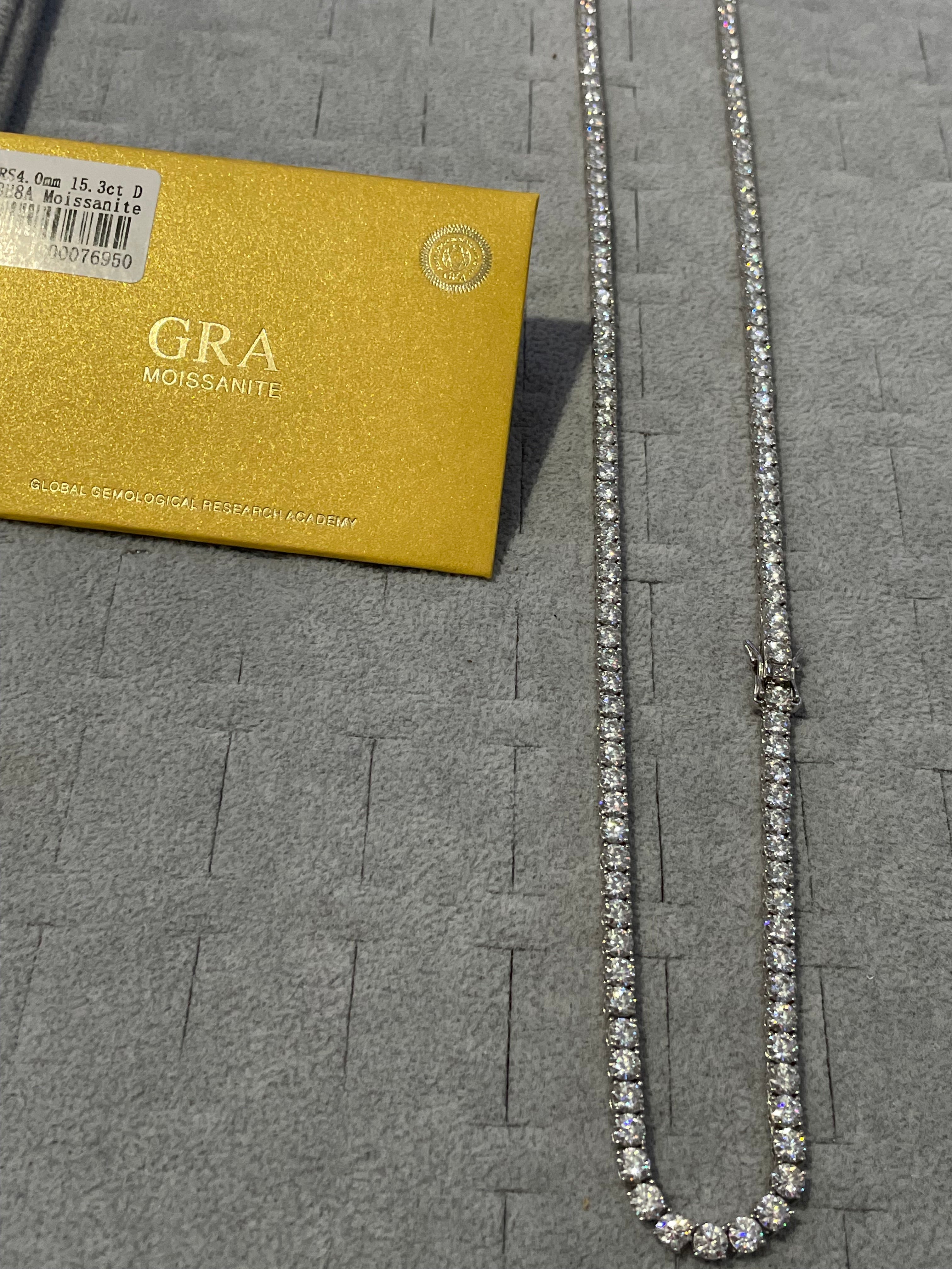 Moissanite Tennis Chain