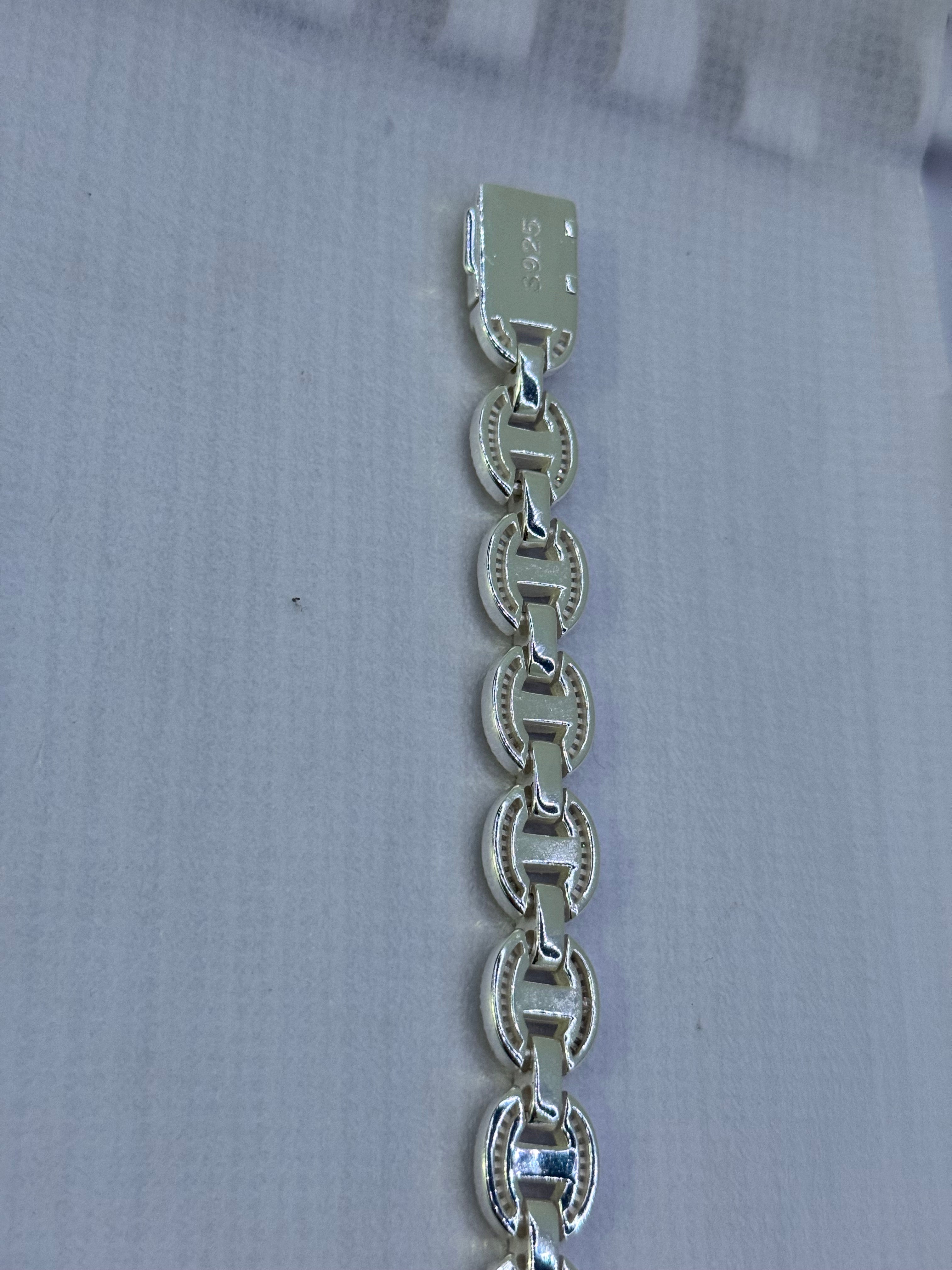 Pulso Tipo Gucci Plata.925