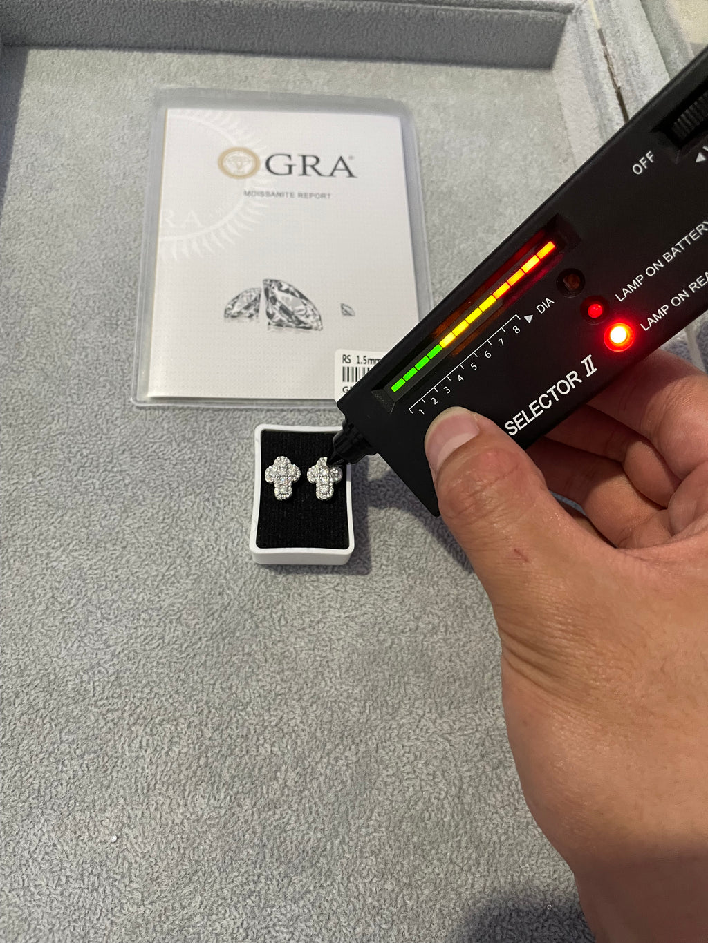 Aretes Moissanite Vvs 1