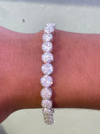 Silver Circle Bracelet.925