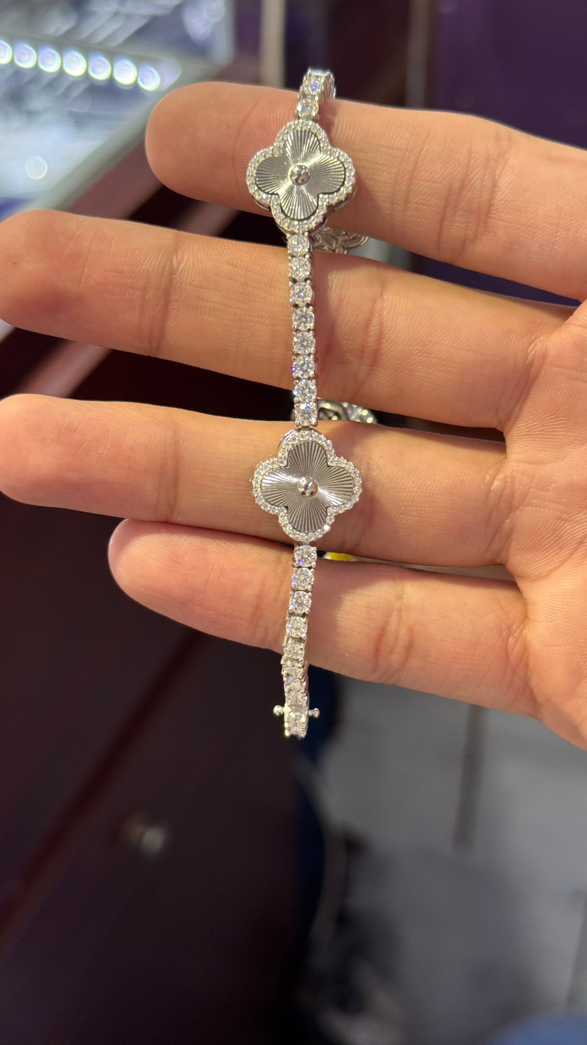 Pulso VanTen Moissanita Plata.925