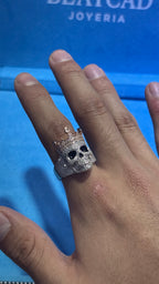 Anillos CalaV Moissanita Plata.925