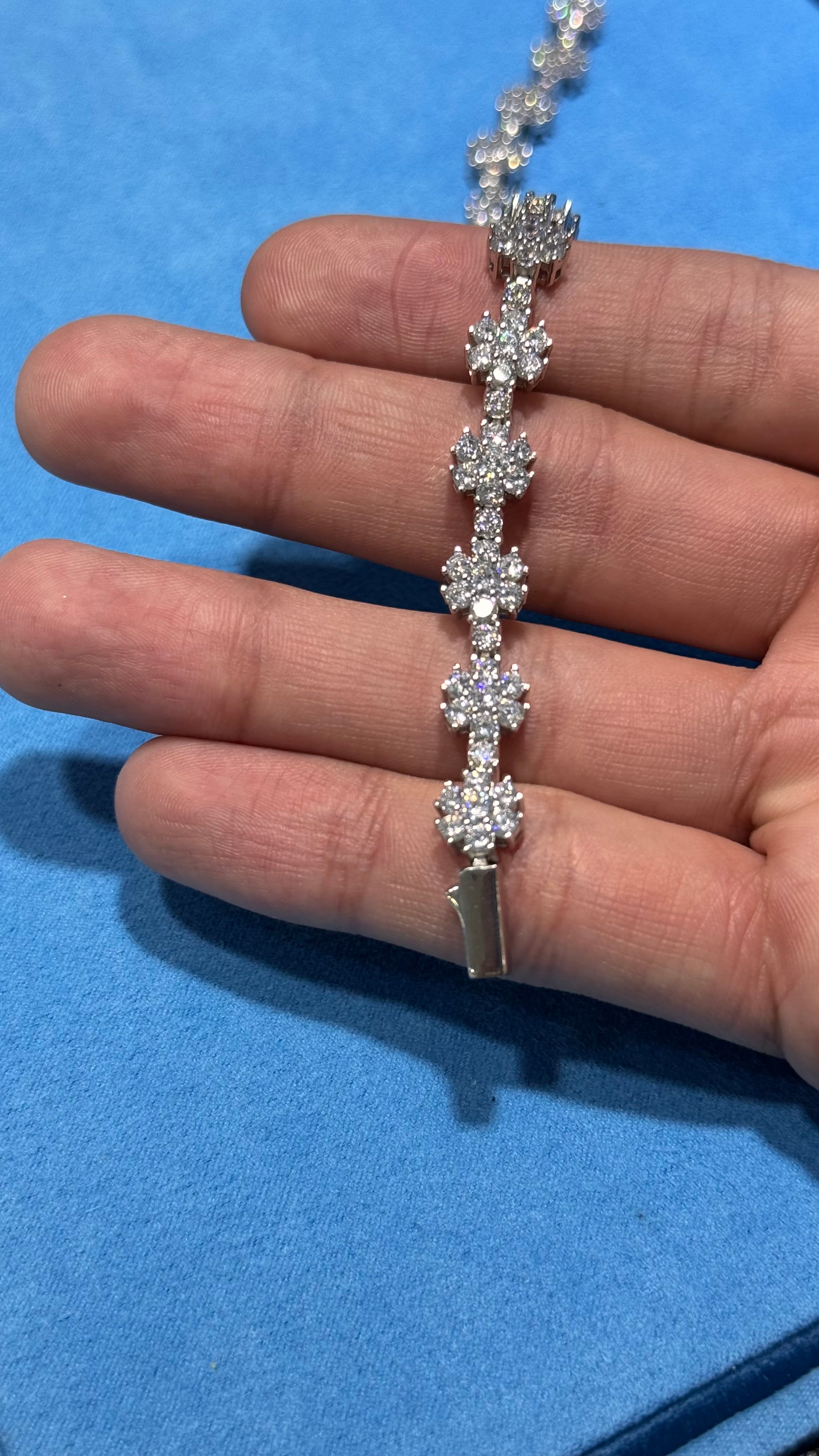 Pulso Copos nieve Plata.925