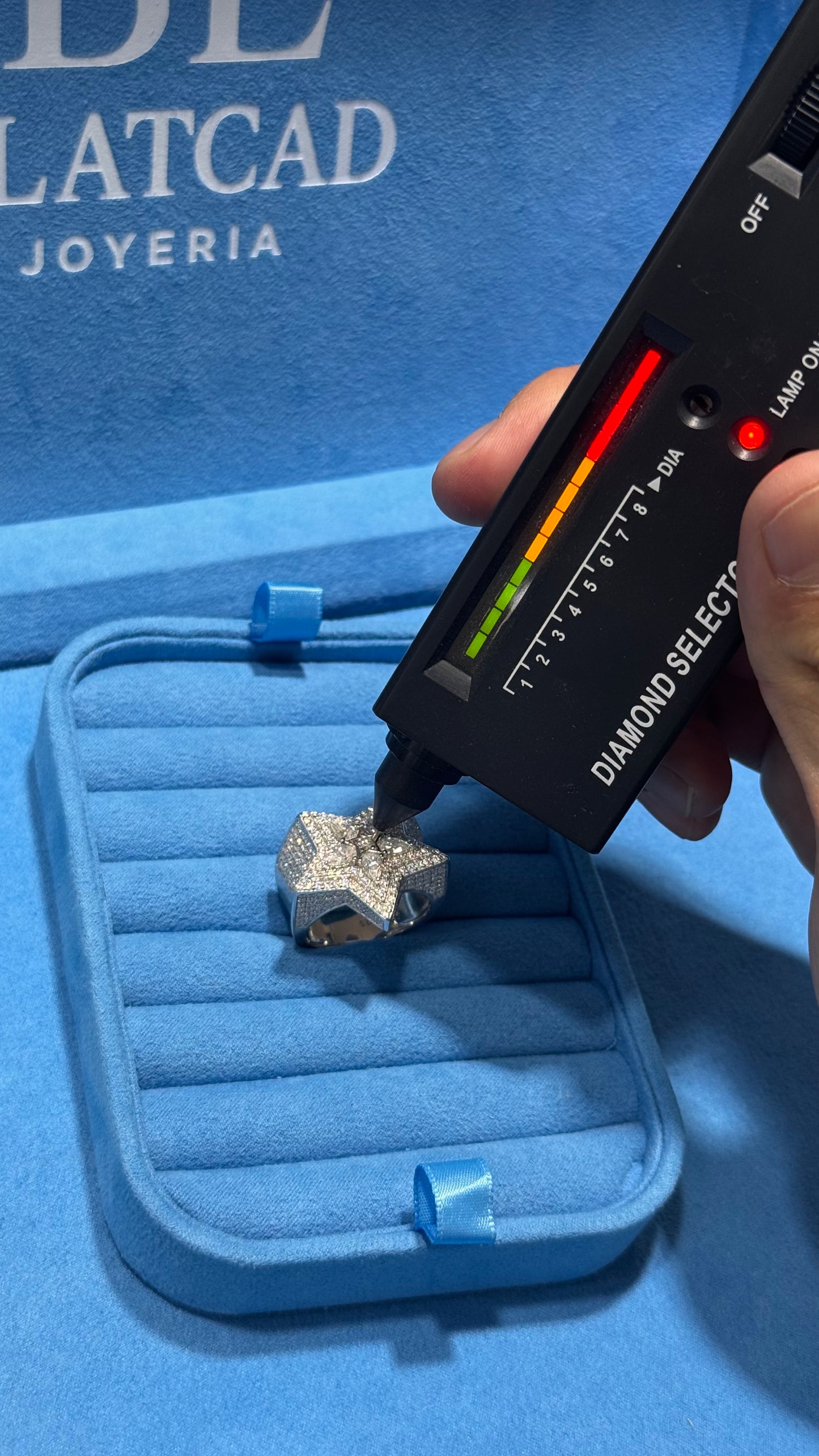 Anillos Estrella Moissanita Plata.925