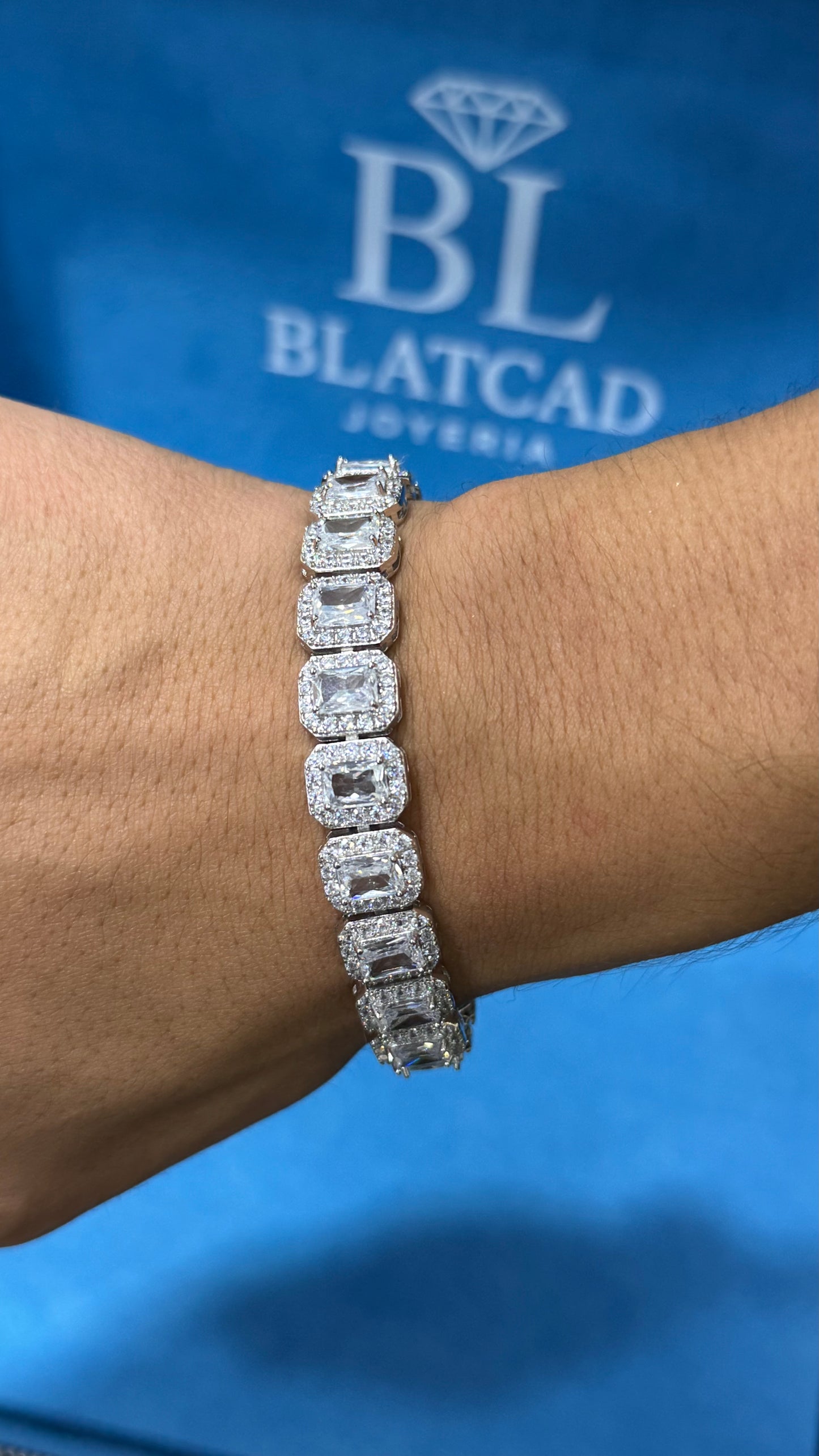 Pulso Cuadrado Plata.925