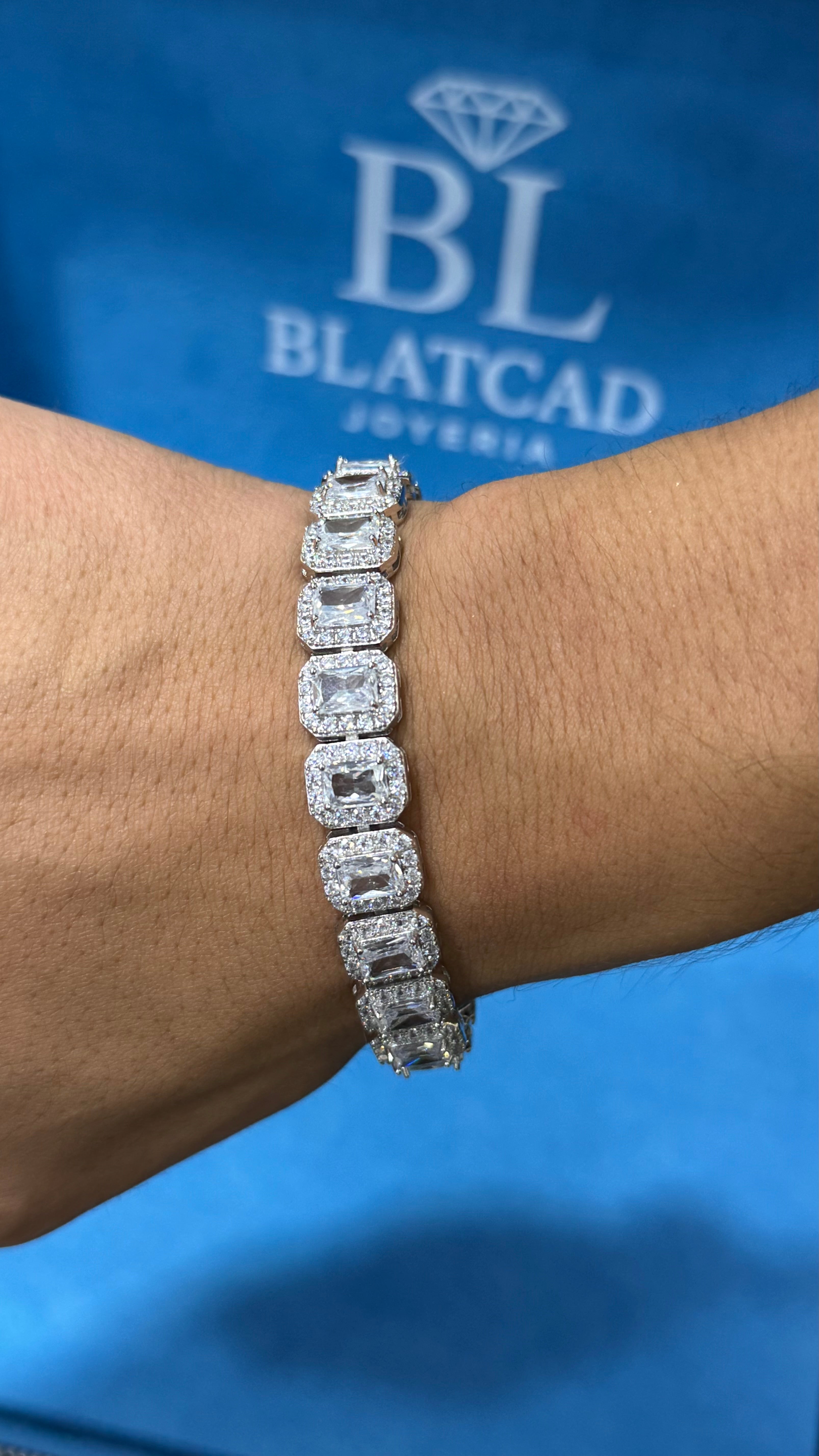 Pulso Cuadrado Plata.925