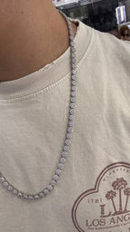 925 Silver Tennis Circle Chain