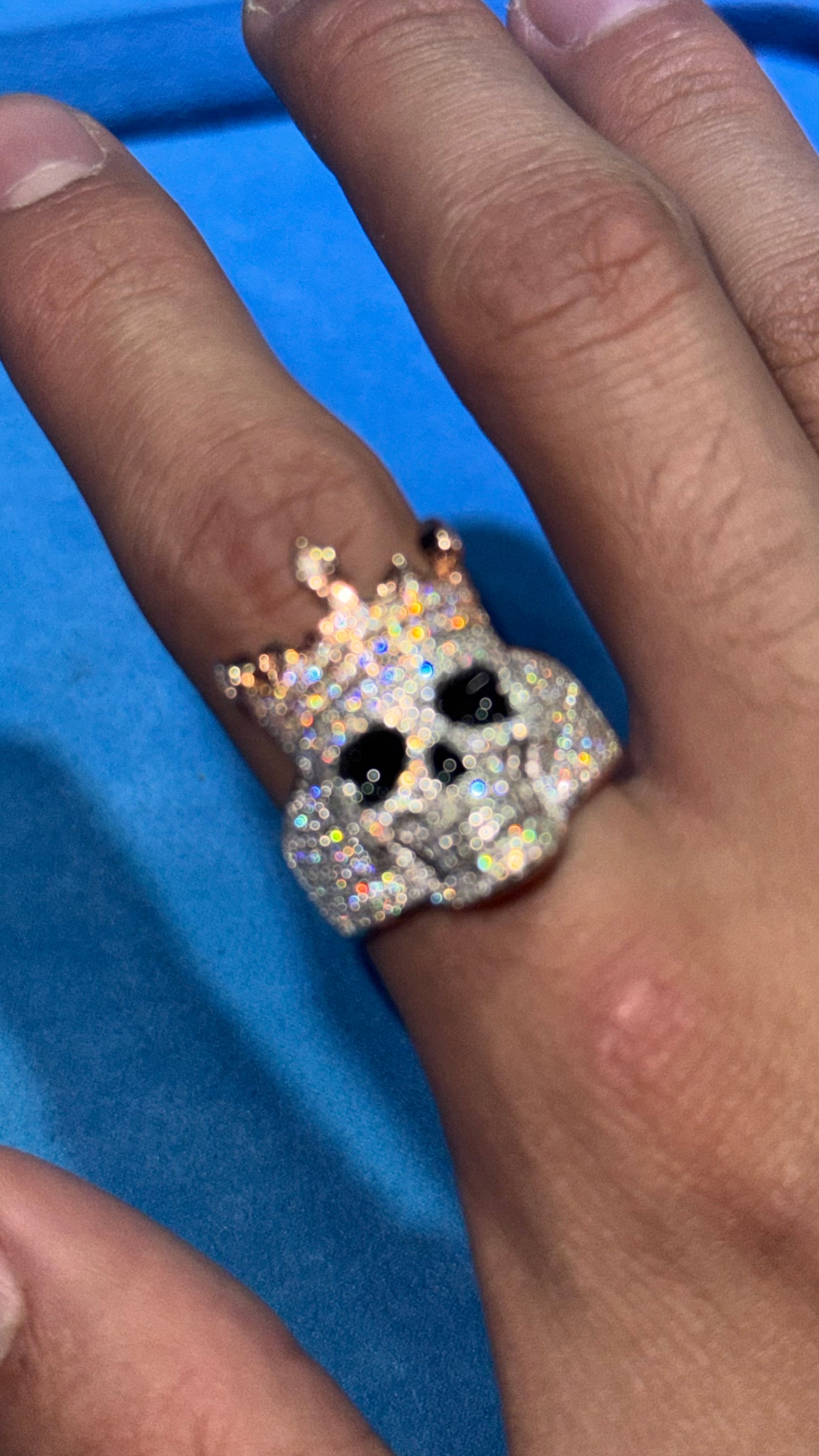 Anillo CalaV Moissanita Plata.925