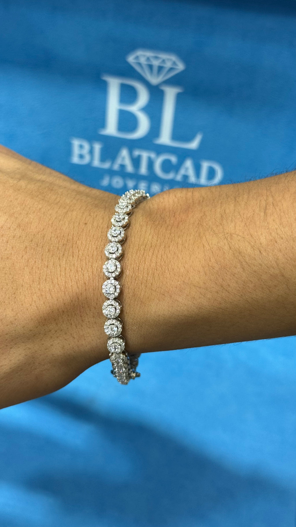 Pulso Tennis Circle Plata.925