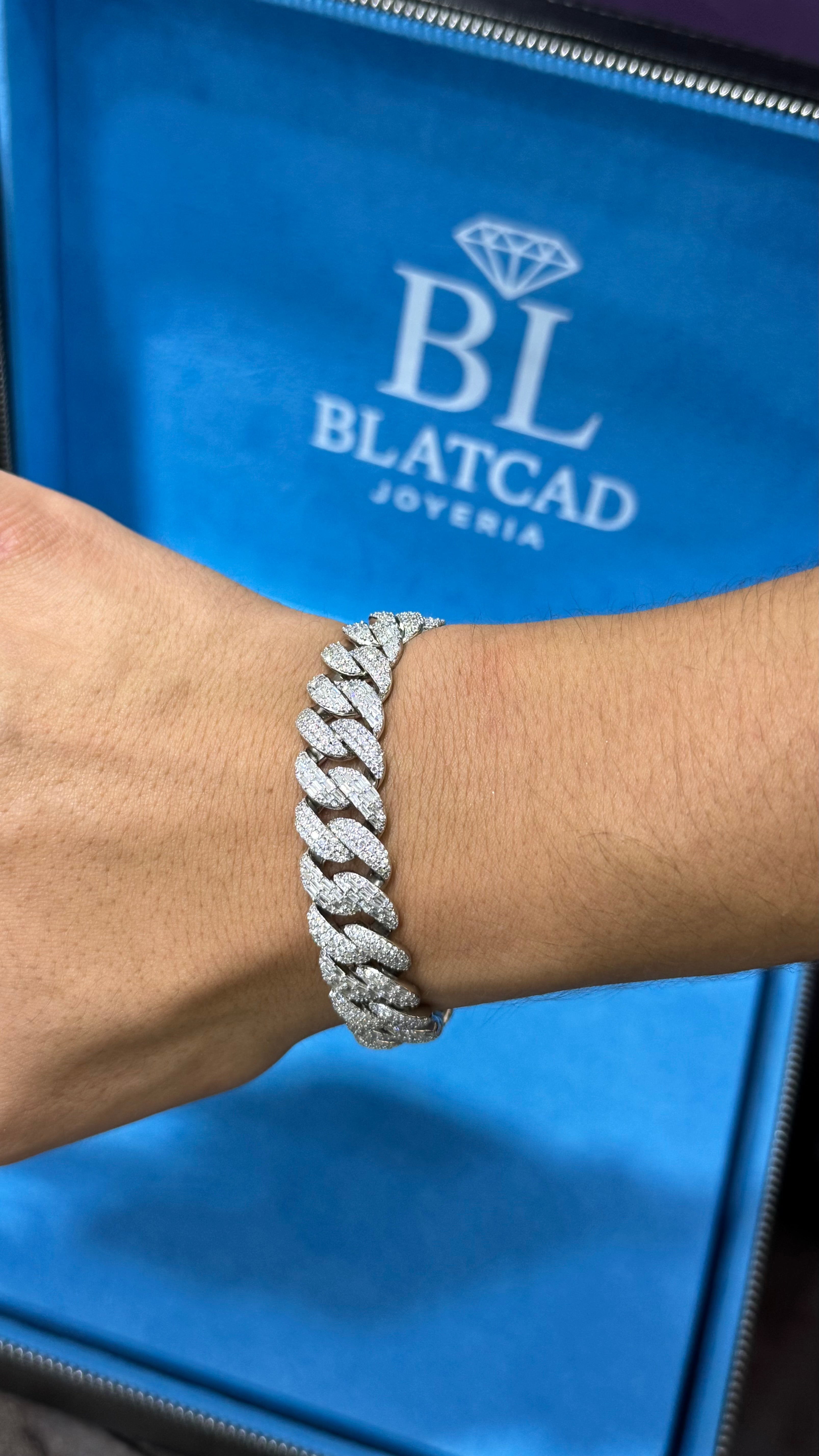 Pulso Miami Baguette Plata.925