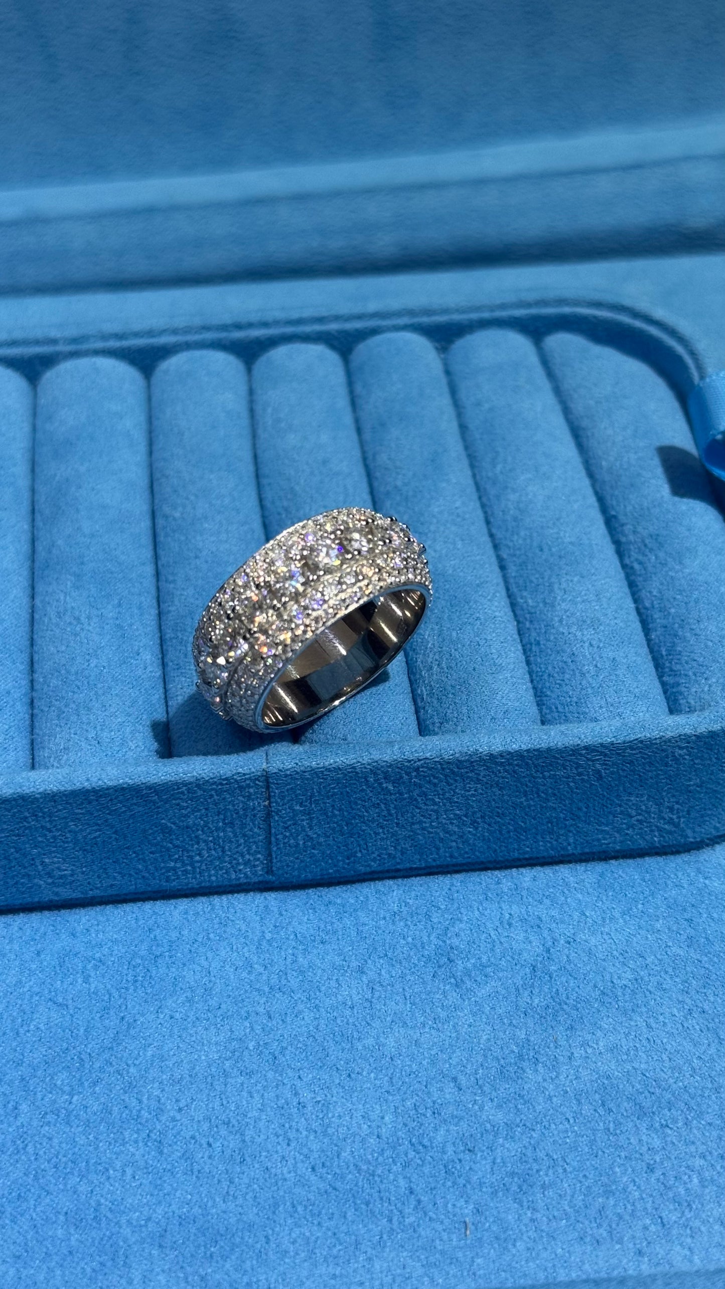 Anillos CoFl Moissanita Plata.925